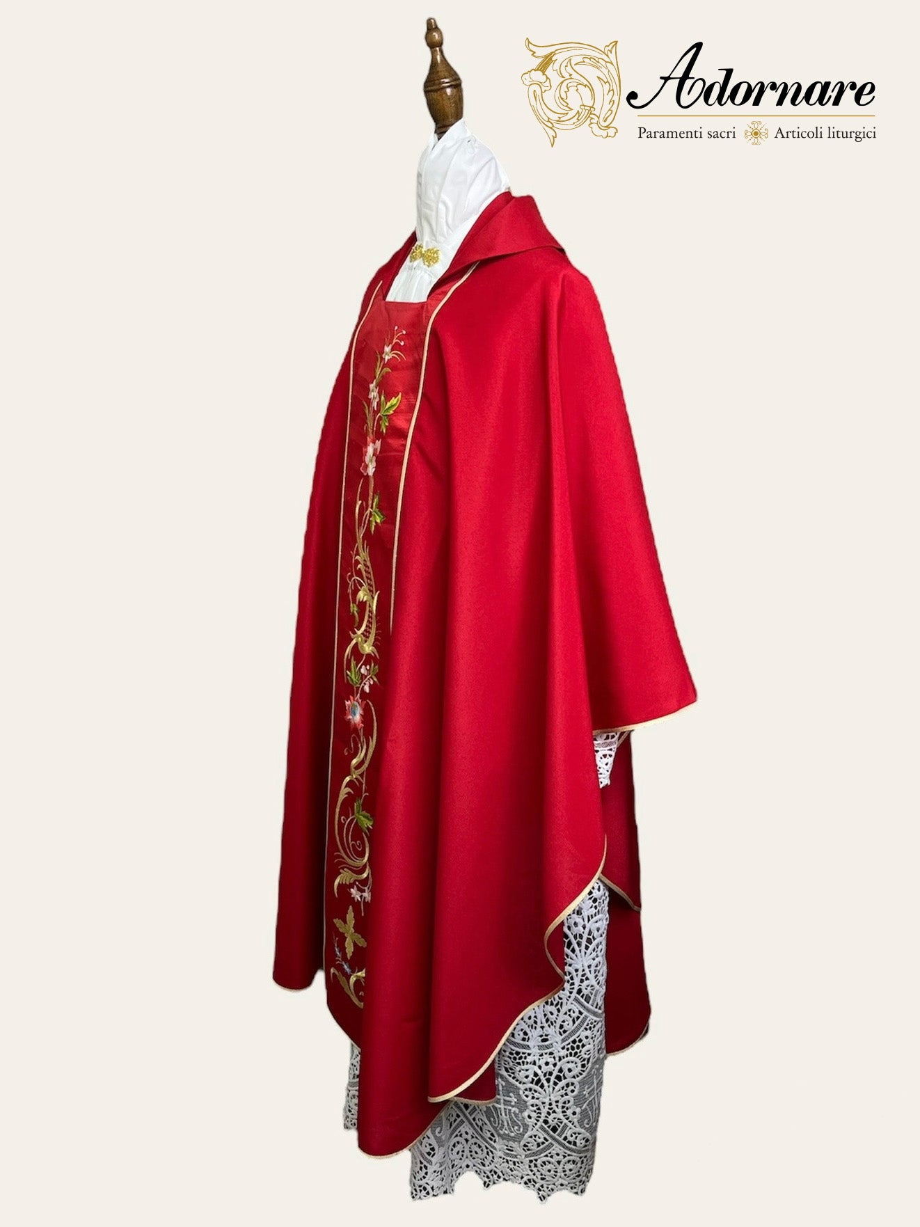 Gothic chasuble with machine embroidered panels / Casula con ricamo a macchina - Style GC-02