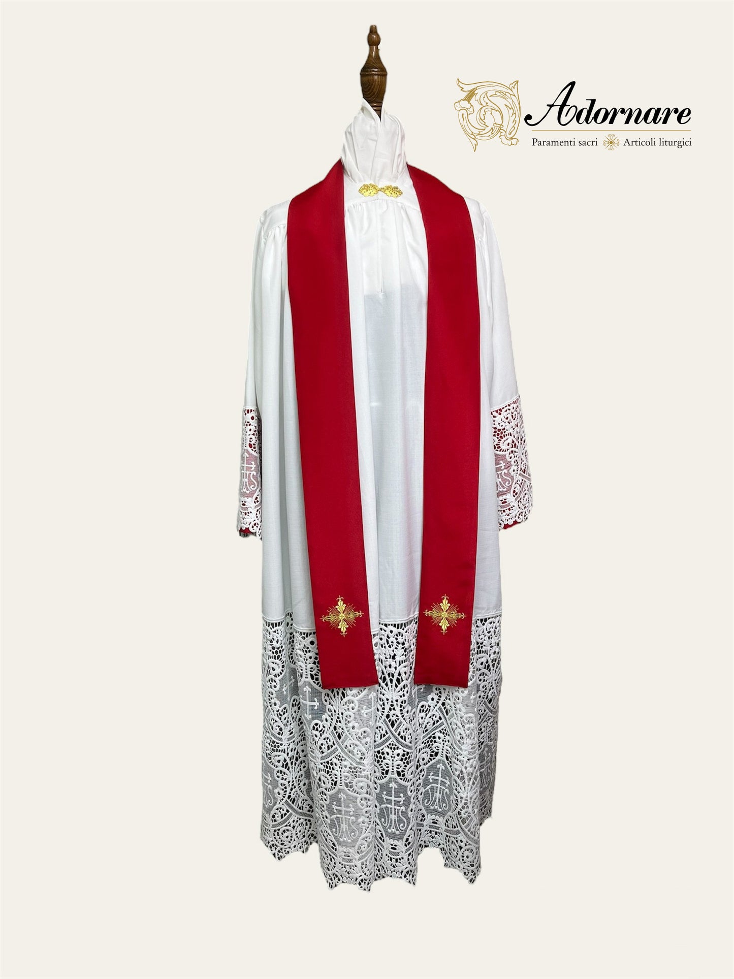 Gothic chasuble with machine embroidered panels / Casula con ricamo a macchina - Style GC-02