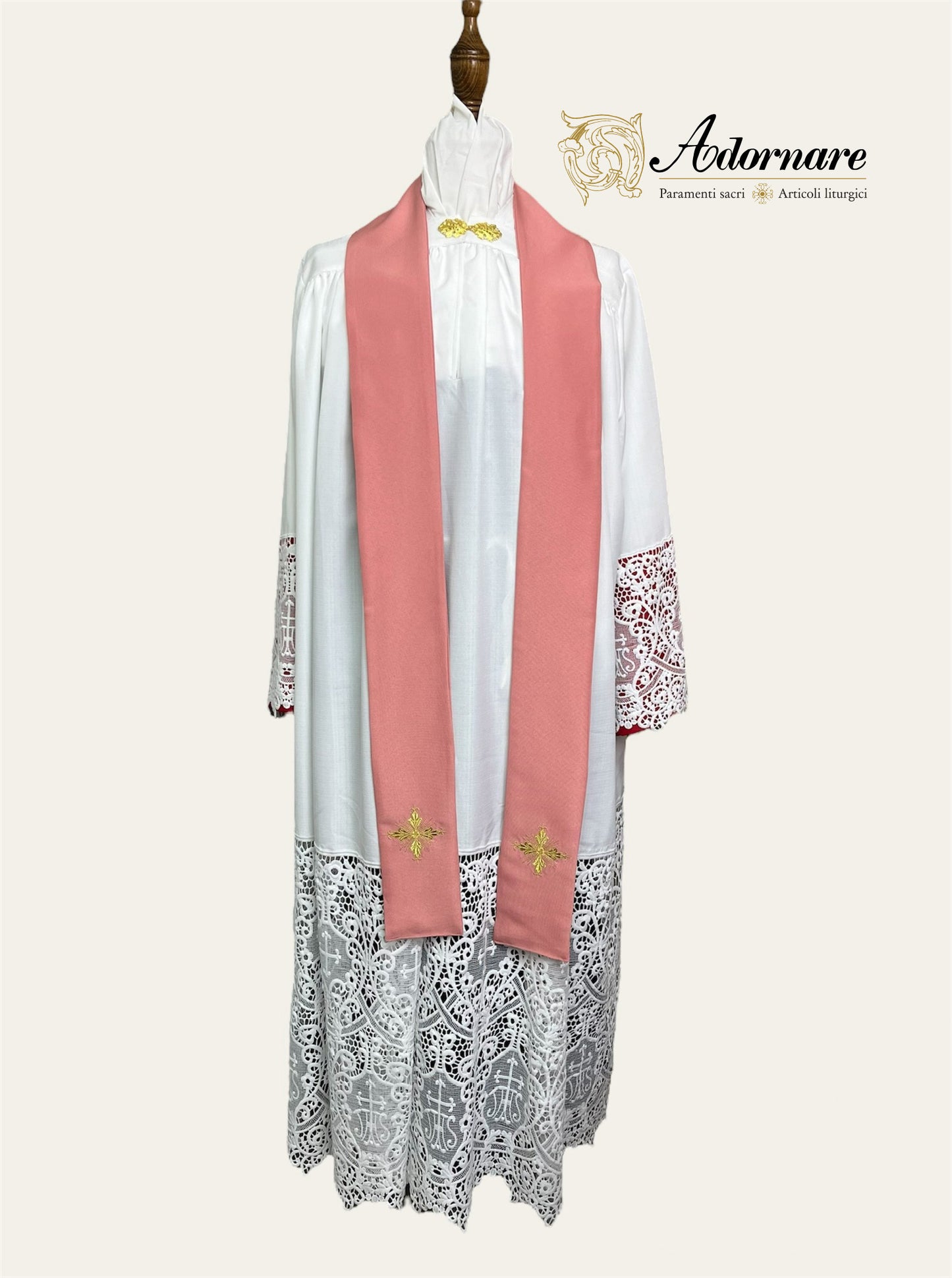 Gothic chasuble with machine embroidered panels / Casula con ricamo a macchina - Style GC-02