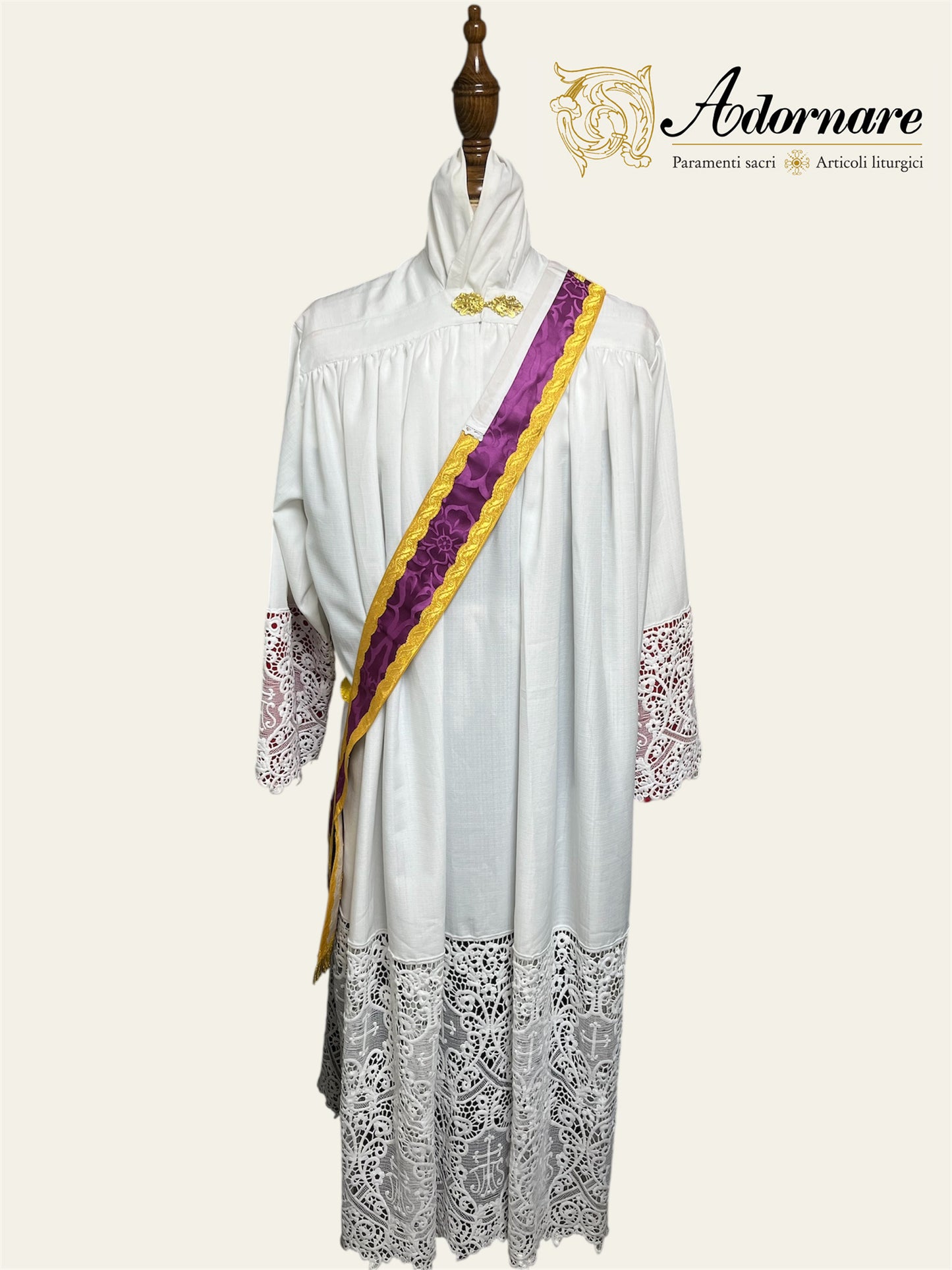 Reversible Deacon's Stole in French style