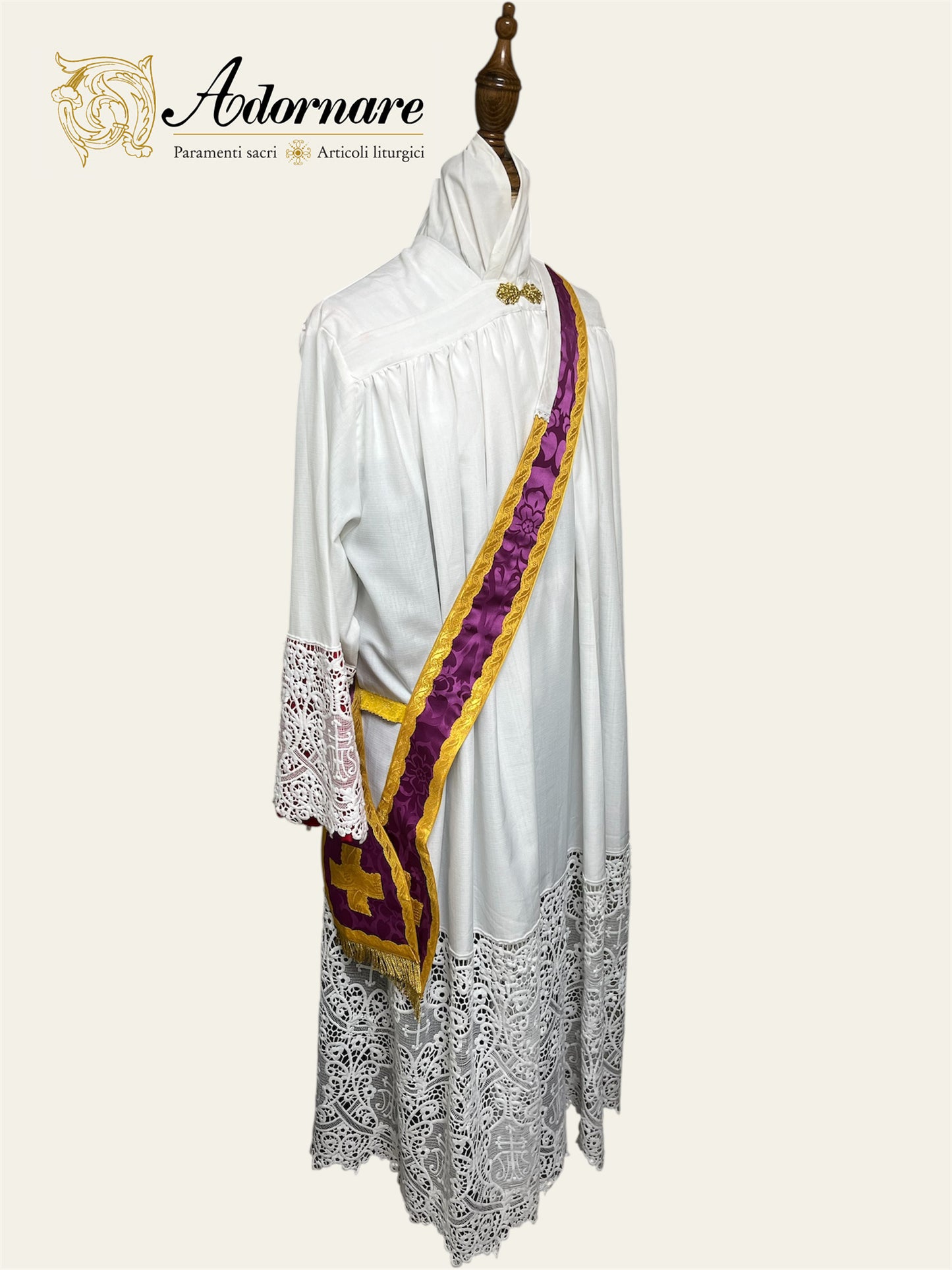 Reversible Deacon's Stole in French style