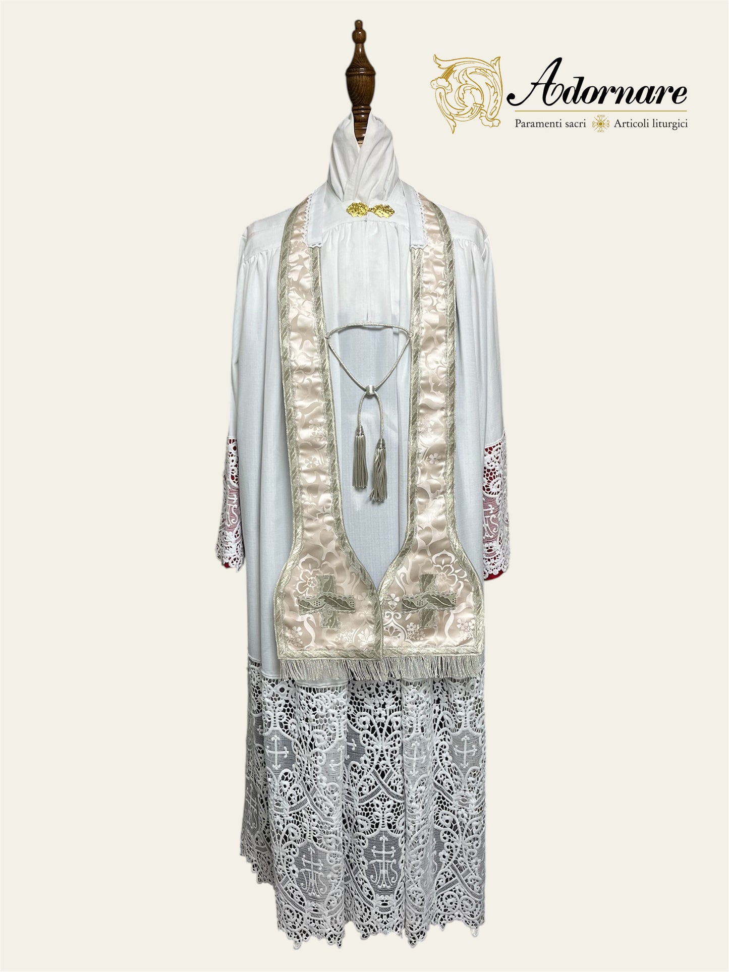 French Roman Sacramental Stole, reversible
