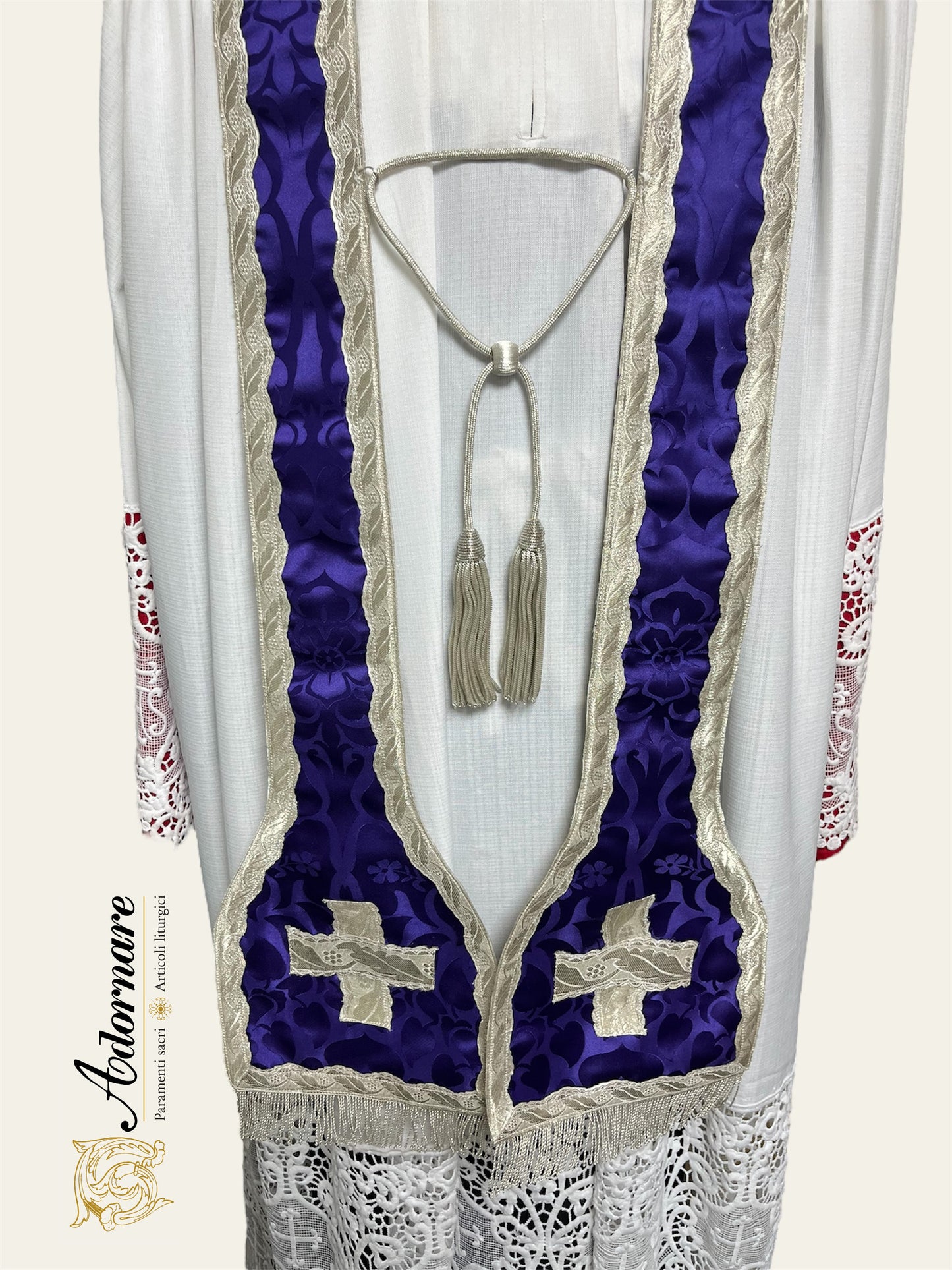 French Roman Sacramental Stole, reversible