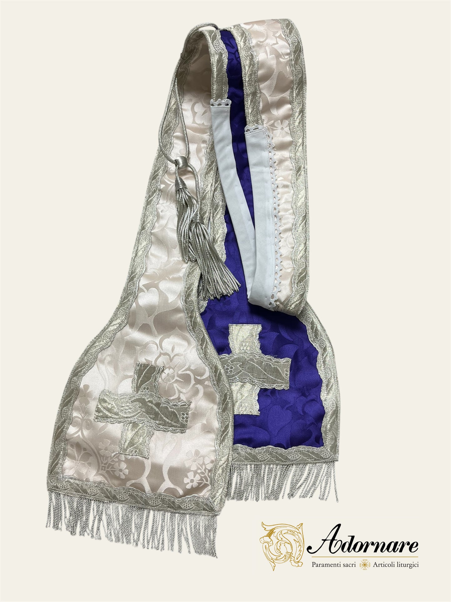 French Roman Sacramental Stole, reversible