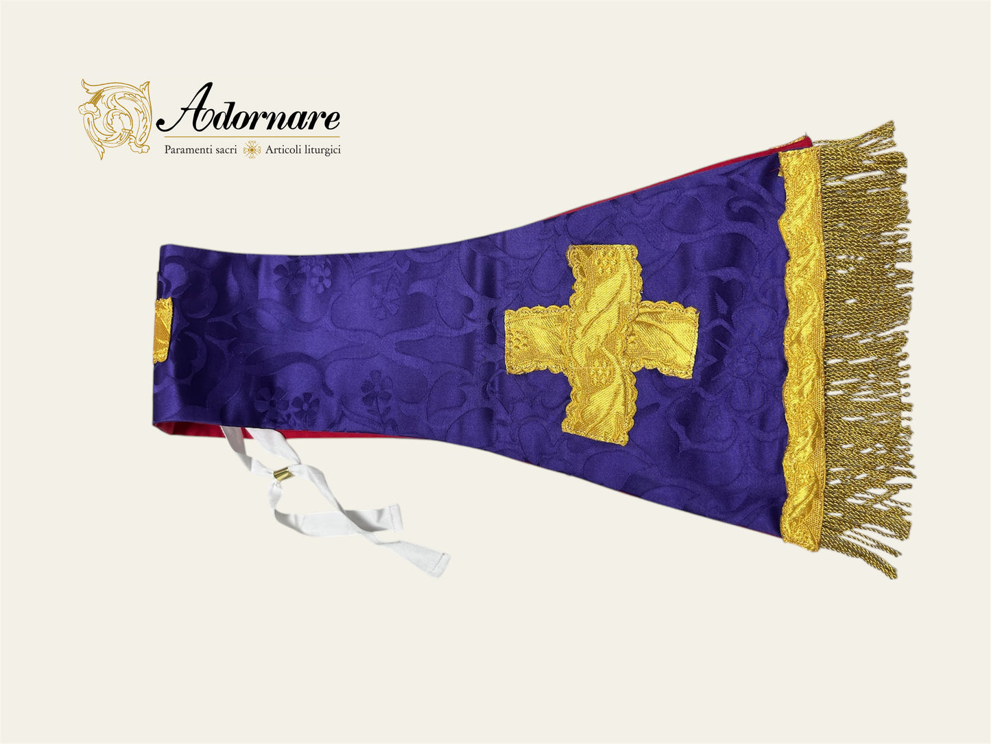Folded chasubles & broad stole set in St Philip Neri cut/Pianete Plicate & Stola Latior San Filippo