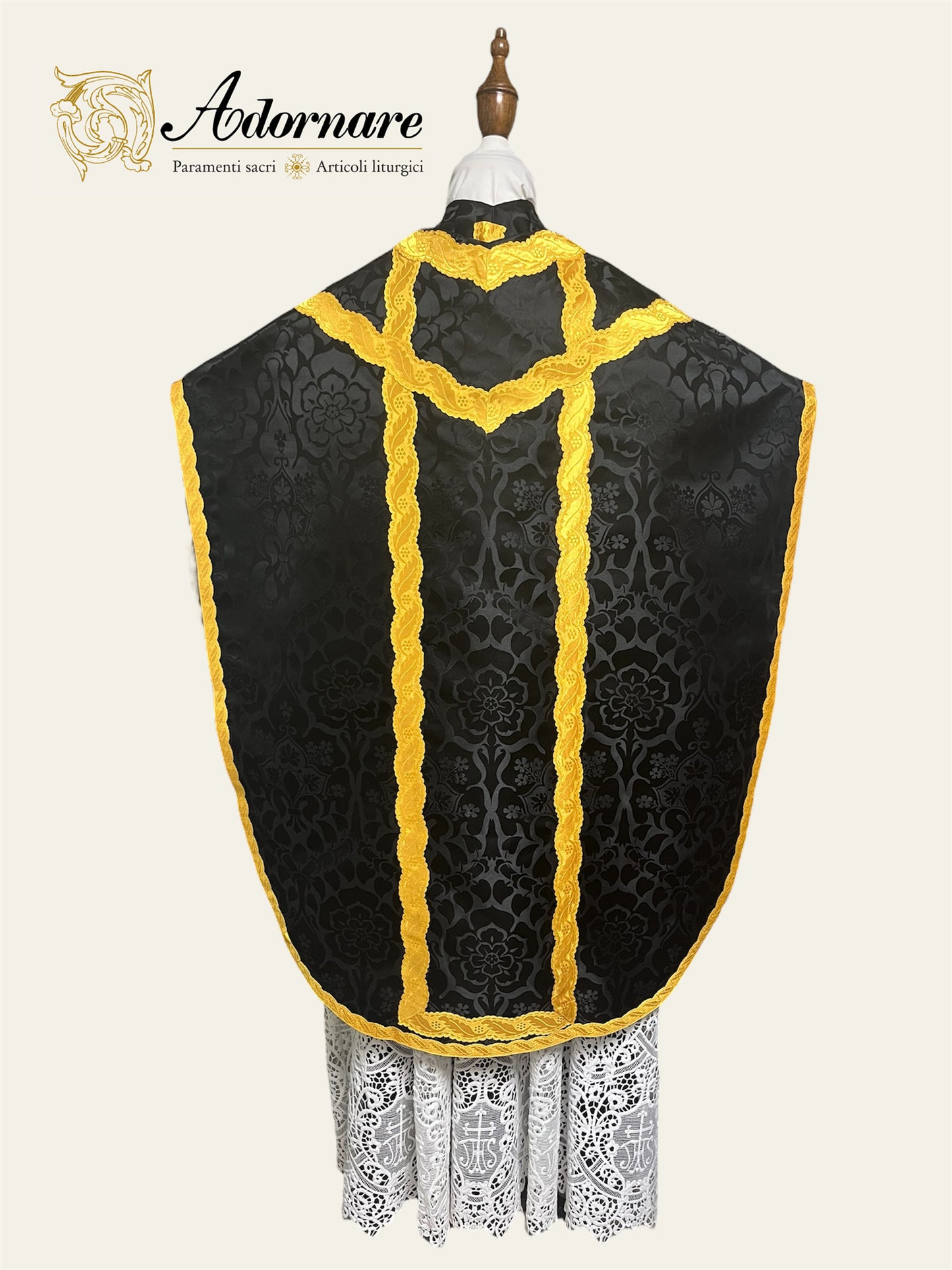 Damask St Philip Neri Chasuble Low Mass Set / Pianeta San Filippo in Damasco