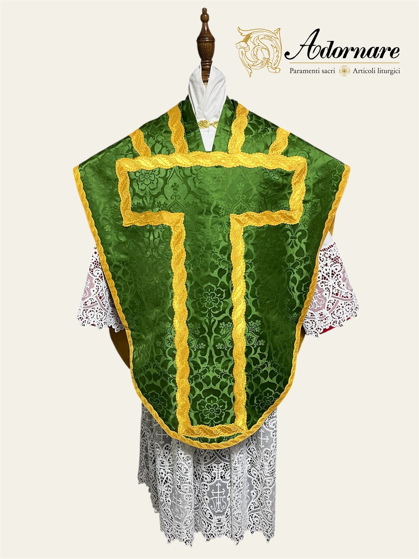 Damask St Philip Neri Chasuble Low Mass Set / Pianeta San Filippo in Damasco