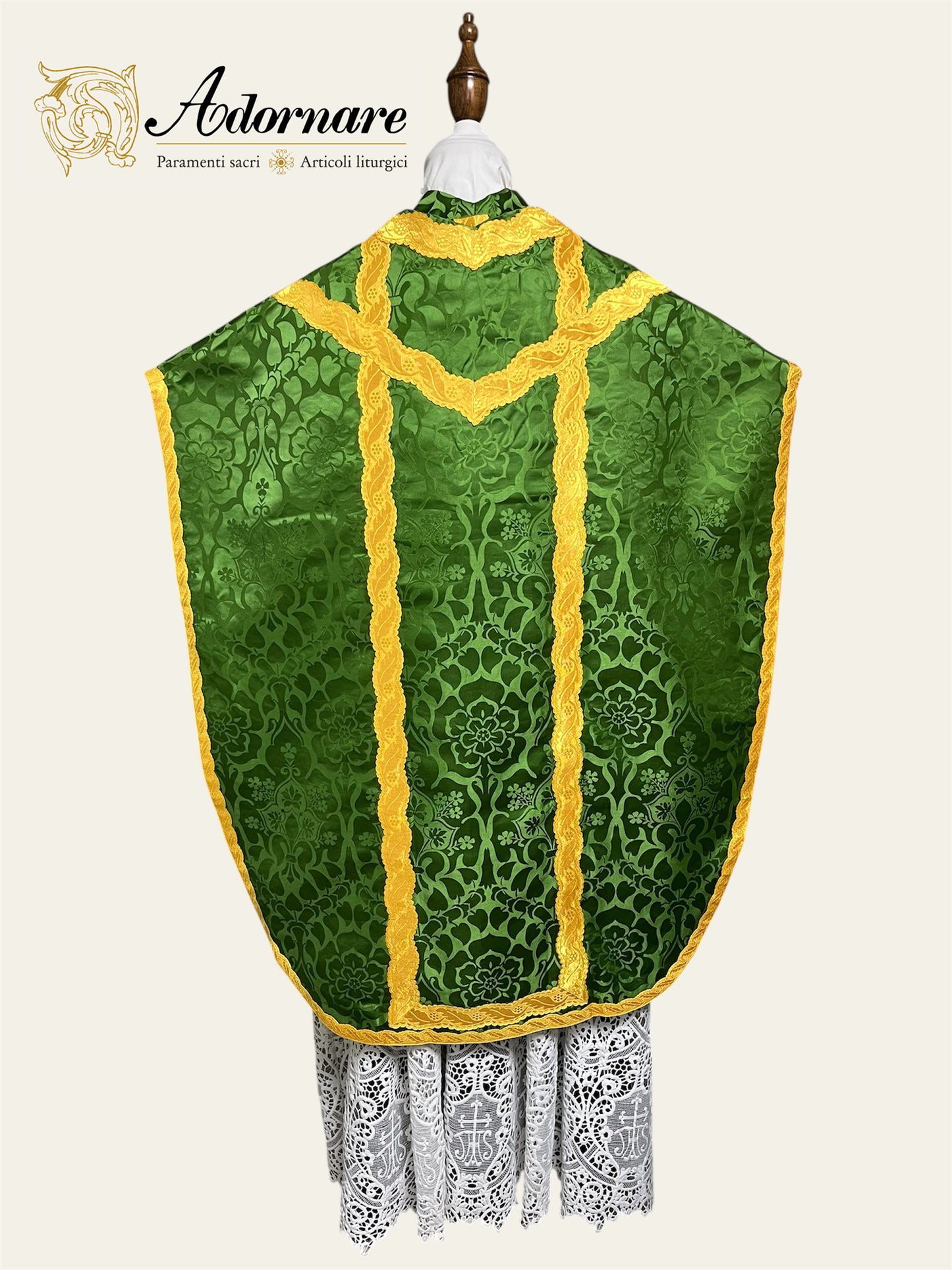 Damask St Philip Neri Chasuble Low Mass Set / Pianeta San Filippo in Damasco