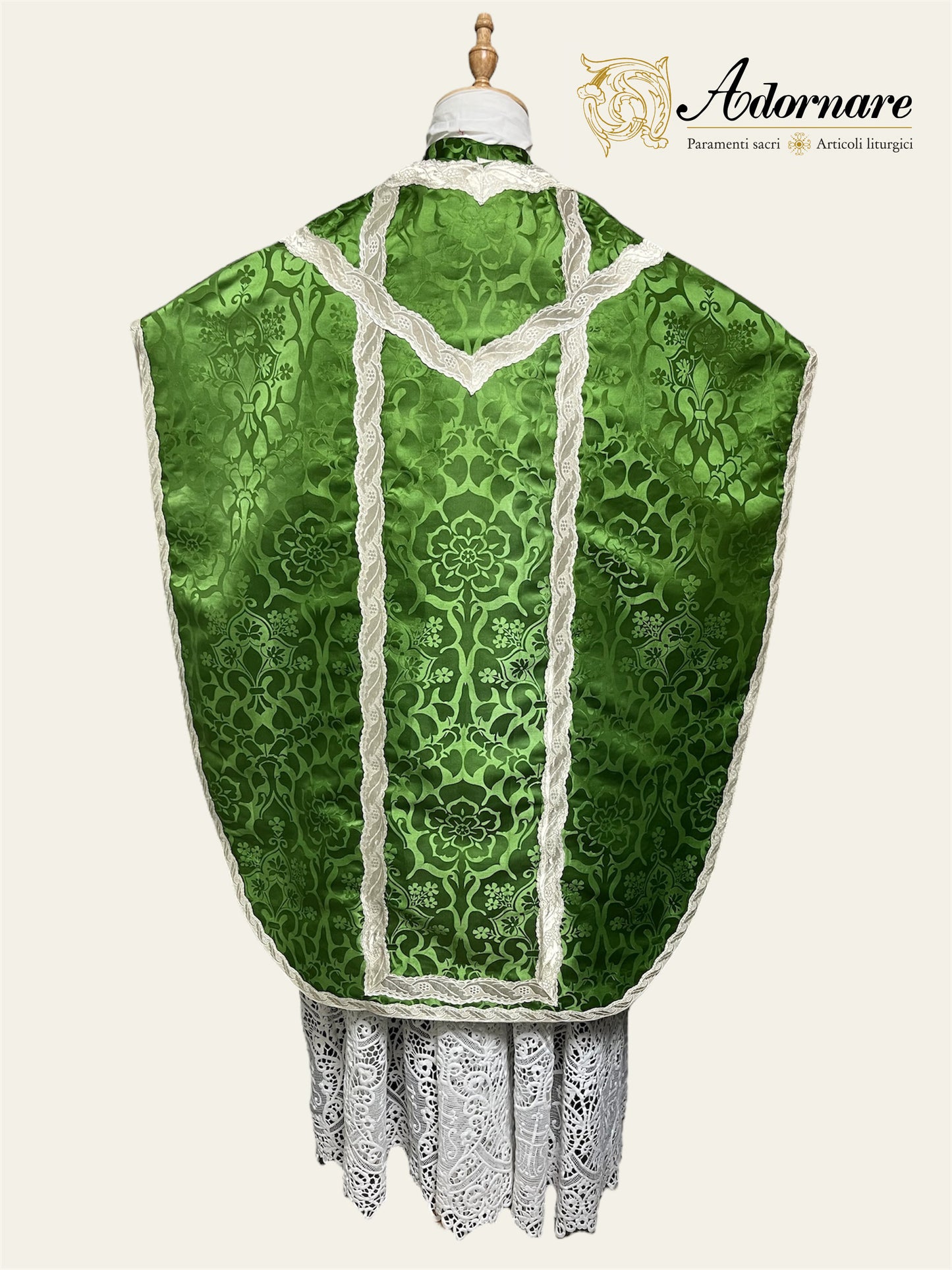 Damask St Philip Neri Chasuble Low Mass Set / Pianeta San Filippo in Damasco