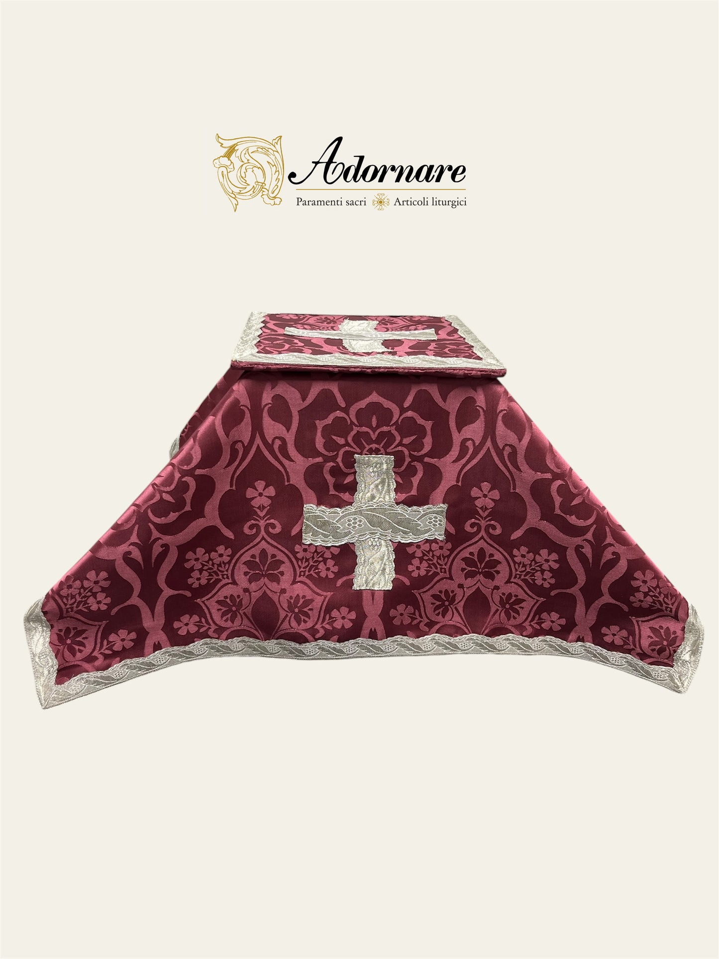 Fuller-Cut St Philip Neri Chasuble Low Mass Set / Pianeta San Filippo Damasco
