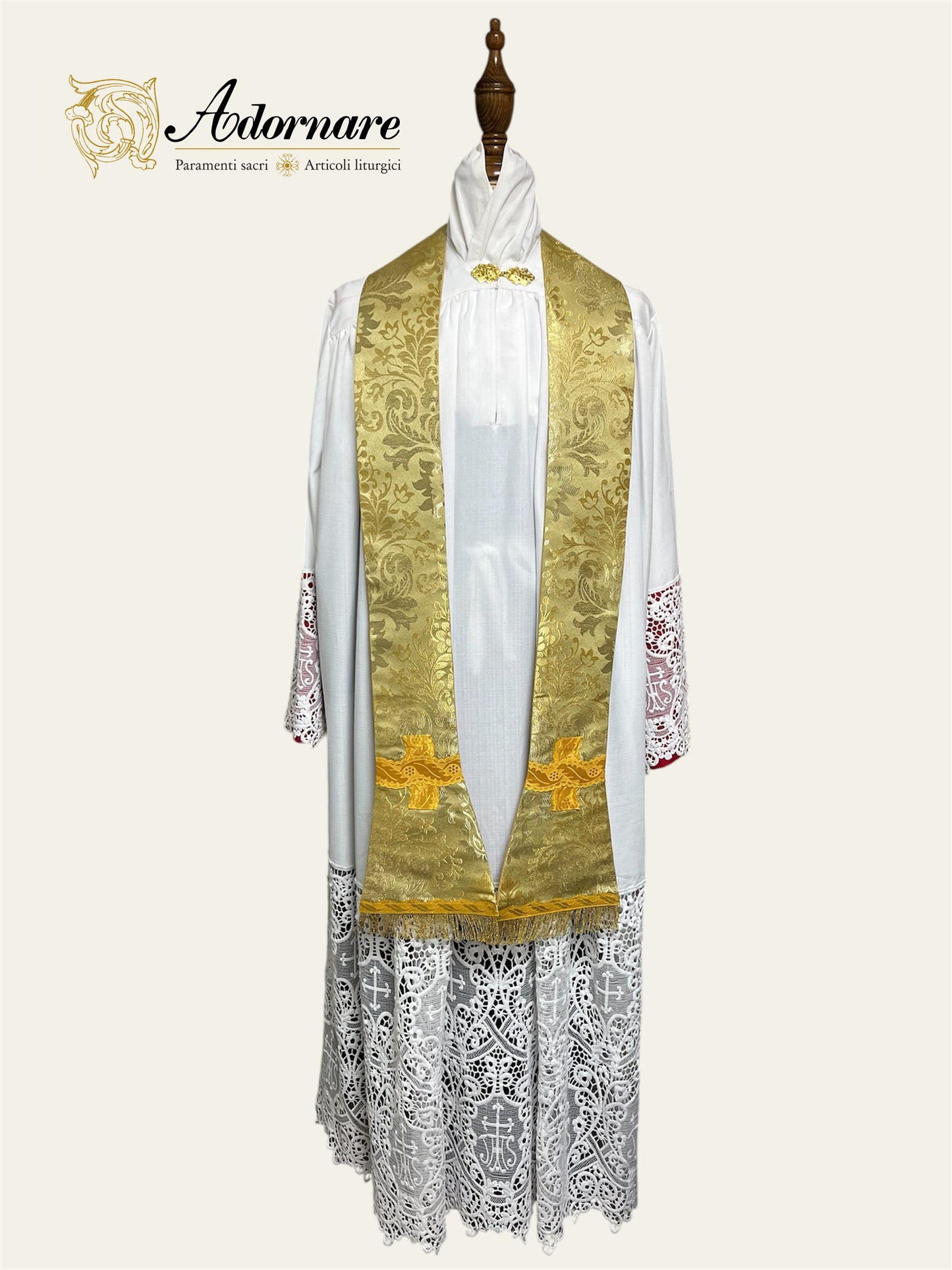 Damask Roman Chasuble - Low Mass Set / Pianete Romane Damasco