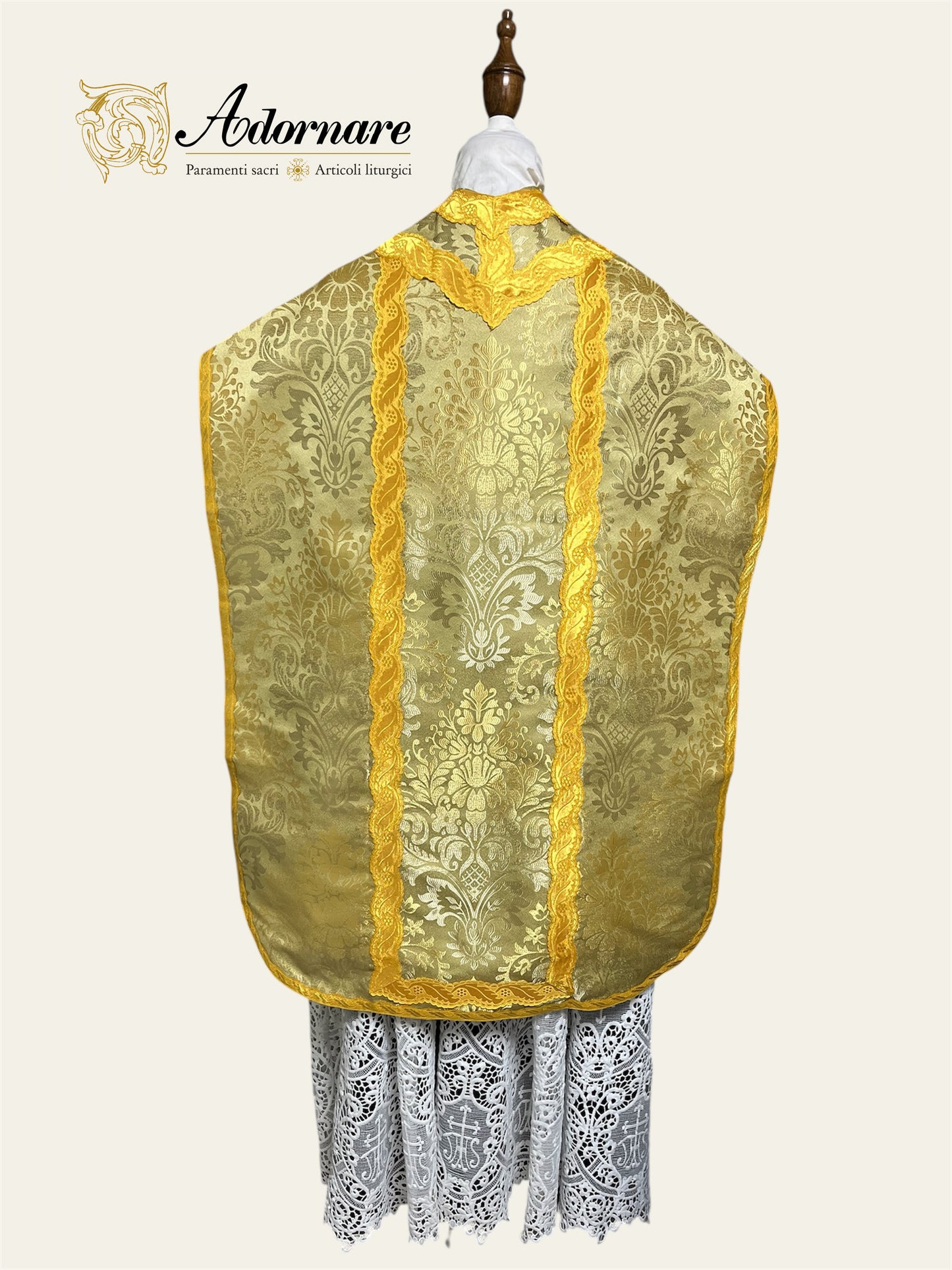 Damask Roman Chasuble - Low Mass Set / Pianete Romane Damasco