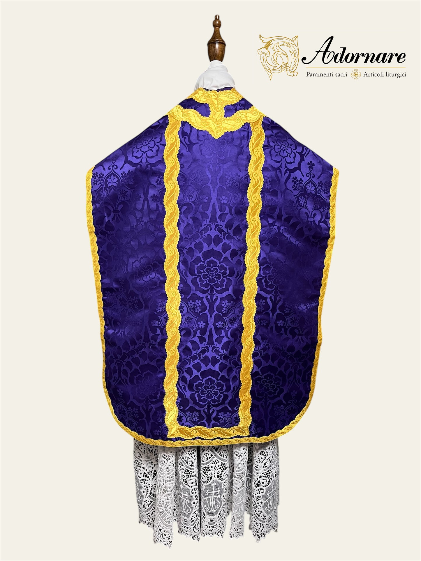 Damask Roman Chasuble - Low Mass Set / Pianete Romane Damasco