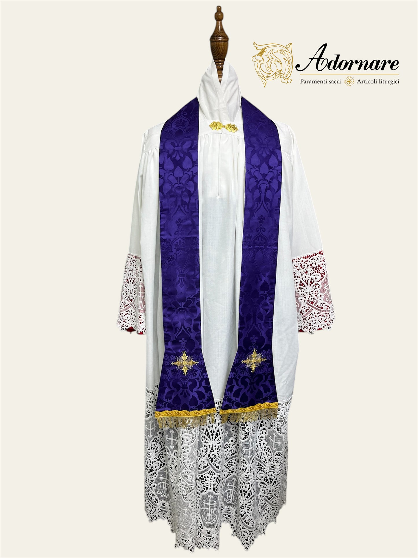 Roman Sacramental Stole, reversible