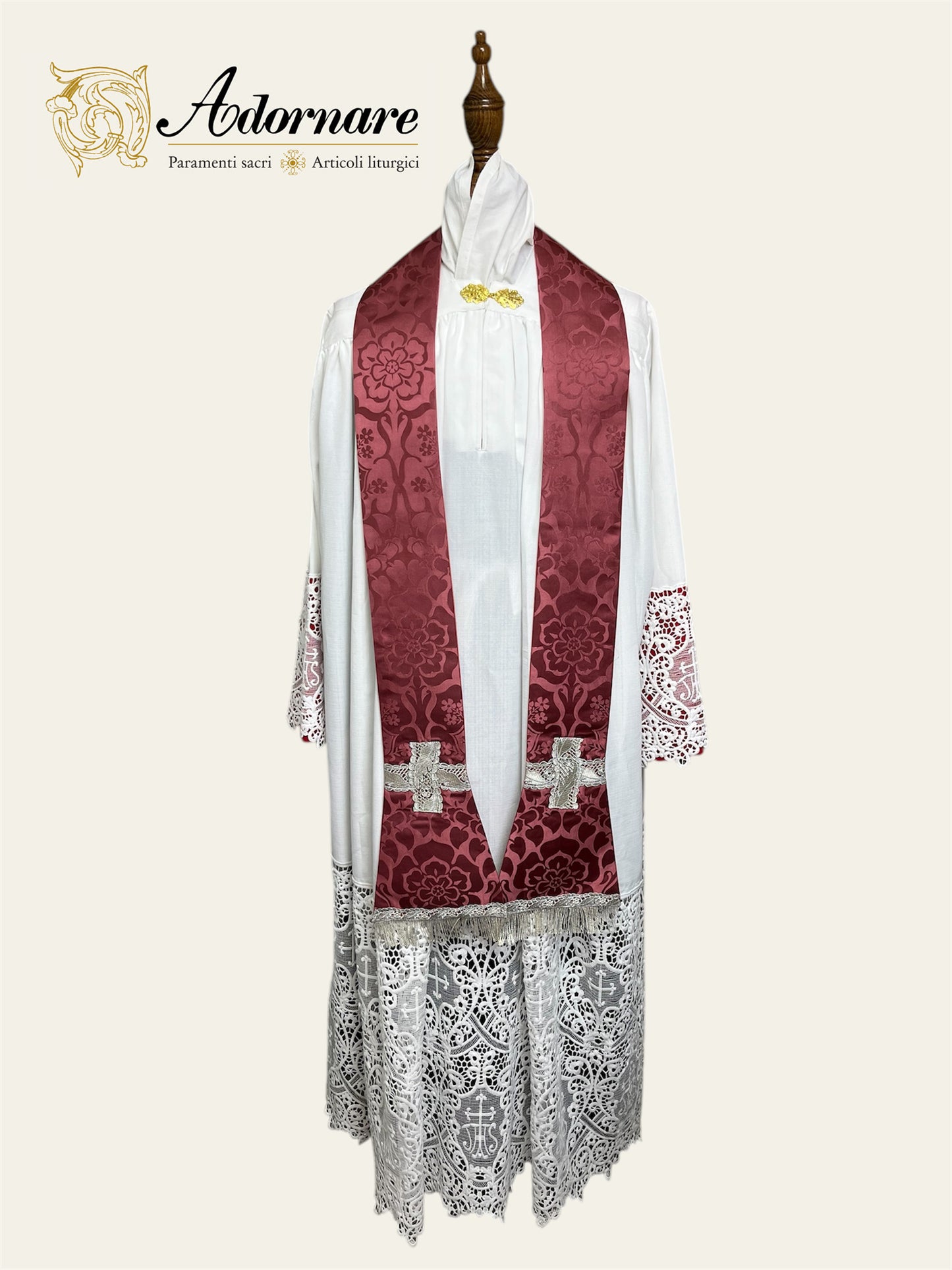 Roman Stole (Italian-cut) for priests