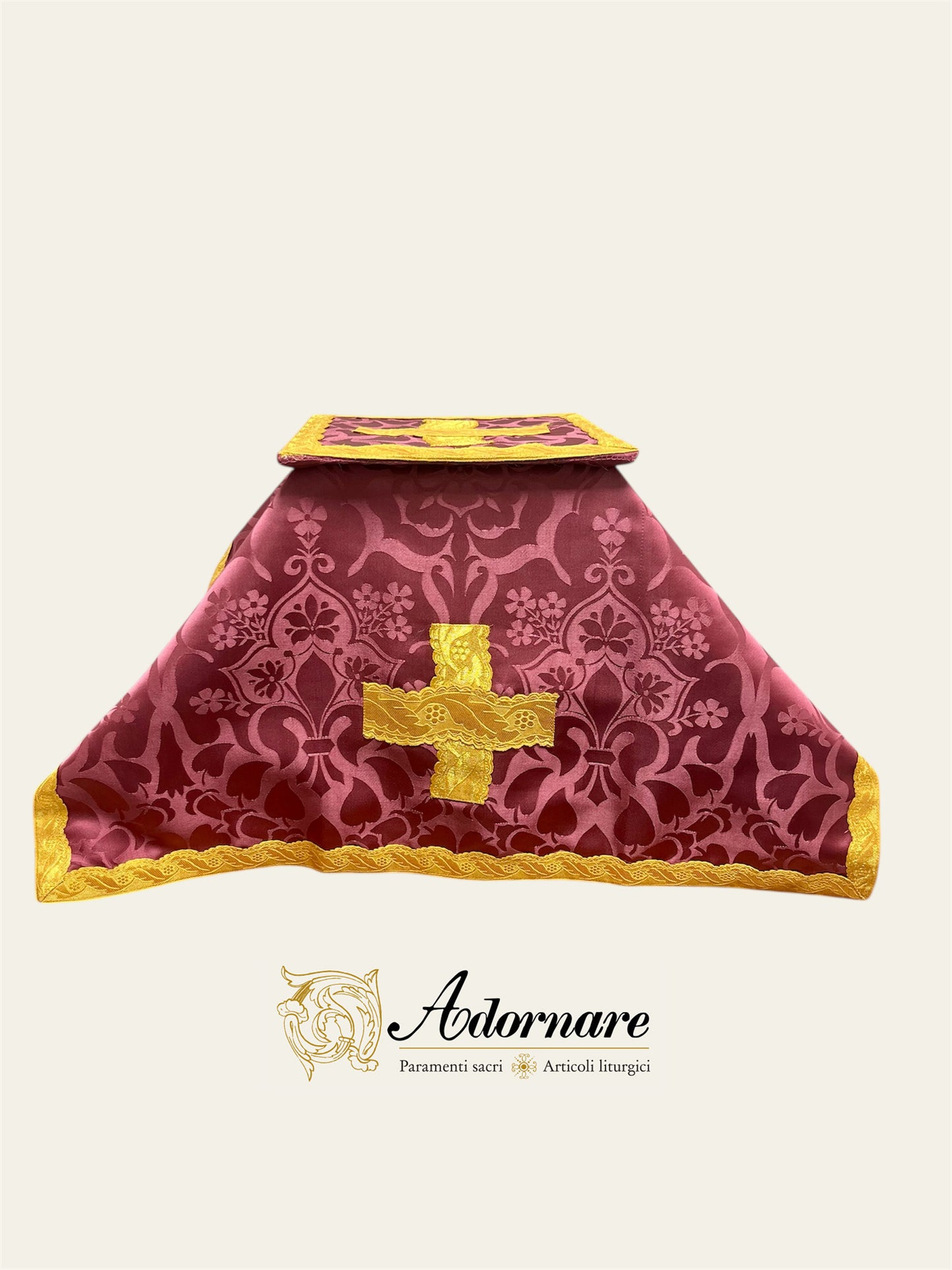 Damask St Philip Neri Chasuble Low Mass Set / Pianeta San Filippo in Damasco