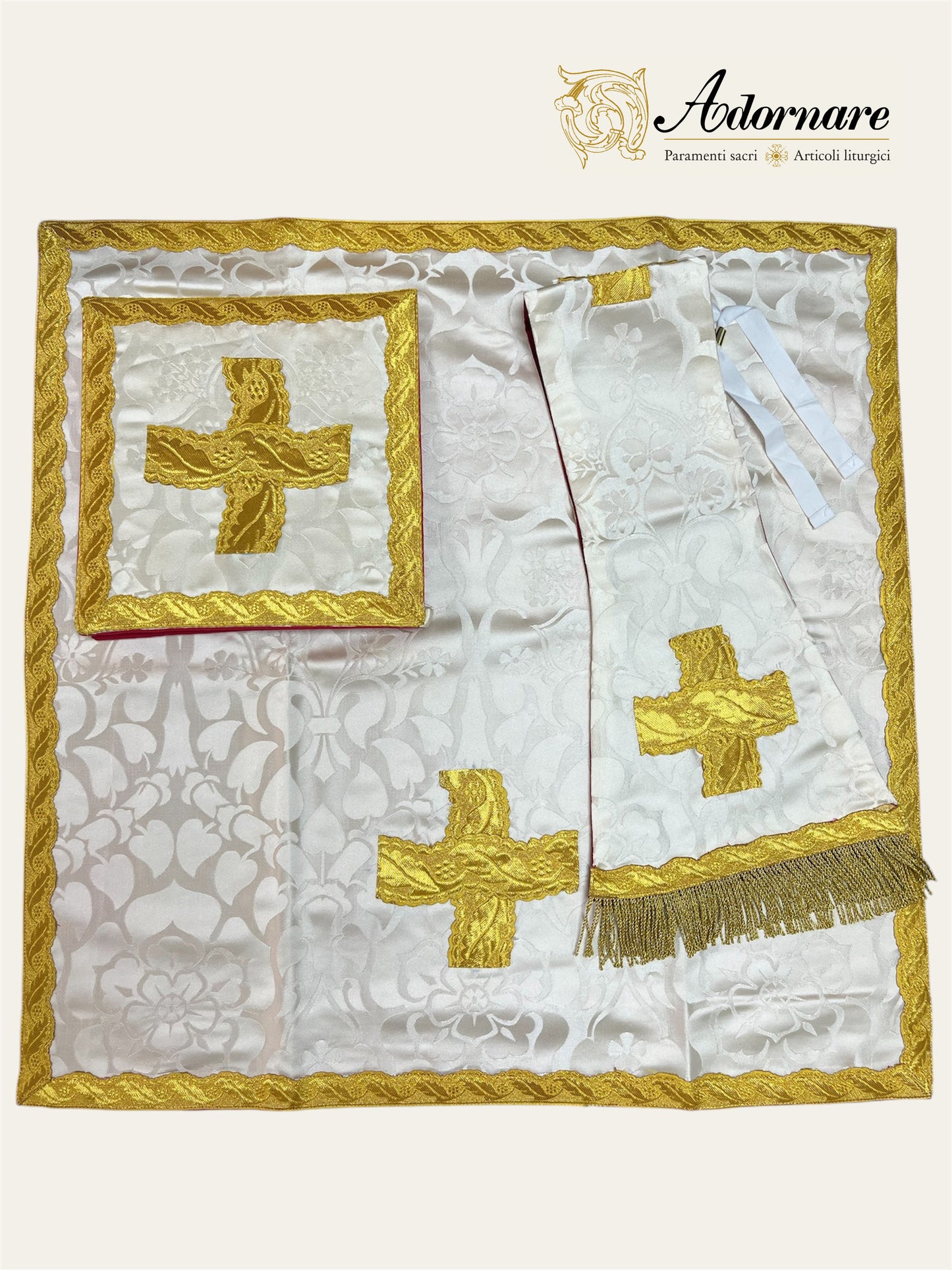 Damask Roman Chasuble - Low Mass Set / Pianete Romane Damasco