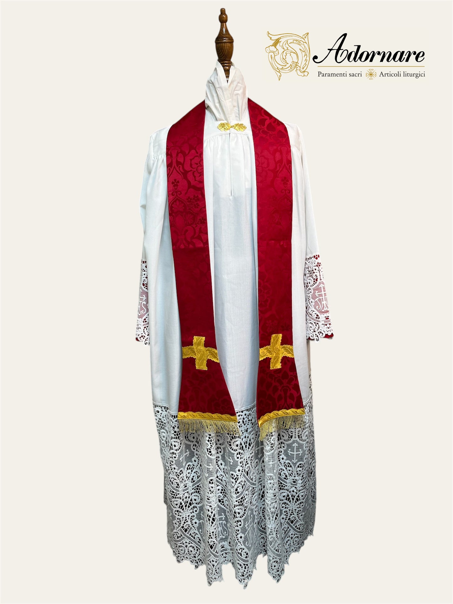 Damask Roman Chasuble - Low Mass Set / Pianete Romane Damasco