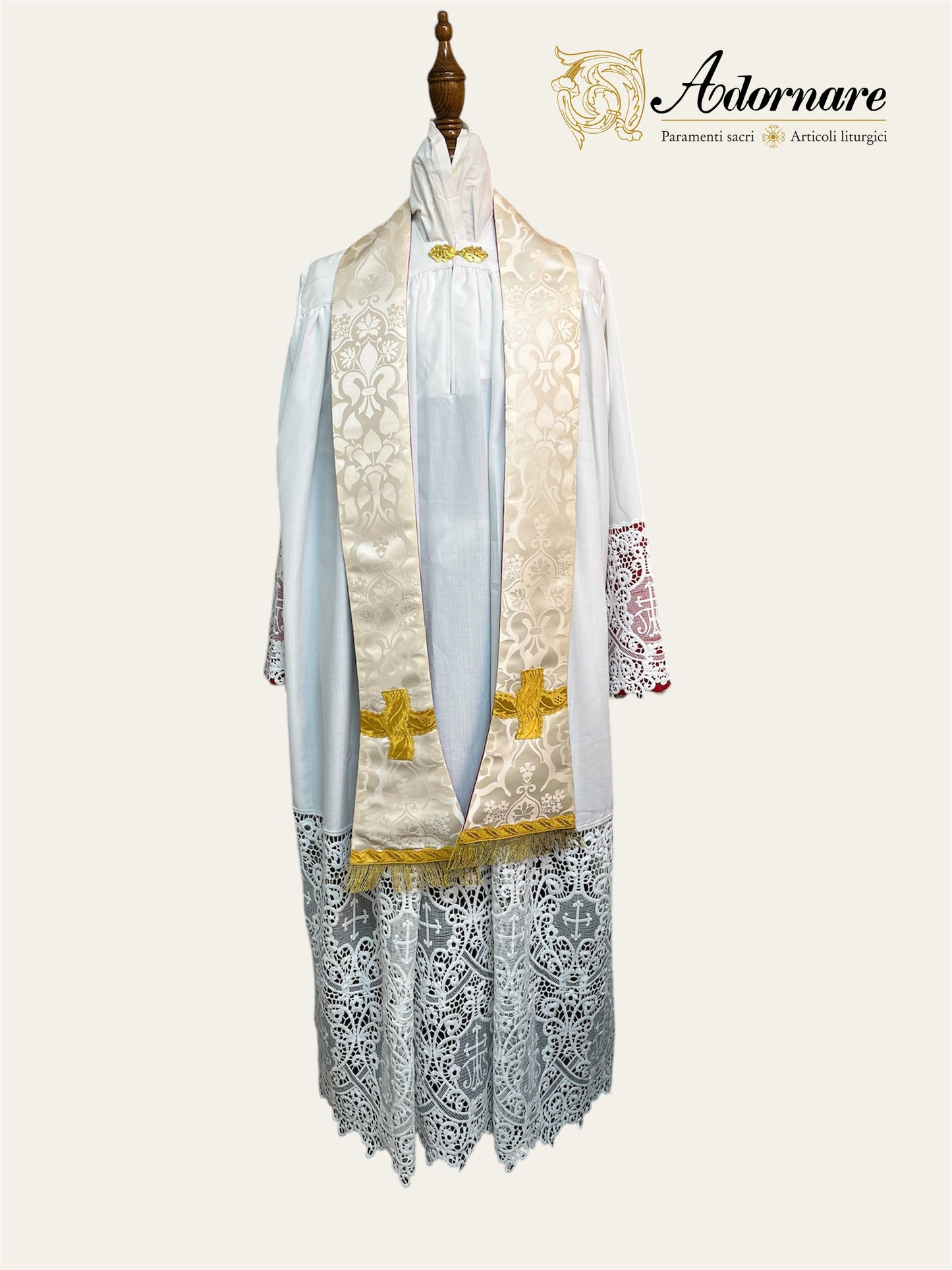 Damask Roman Chasuble - Low Mass Set / Pianete Romane Damasco