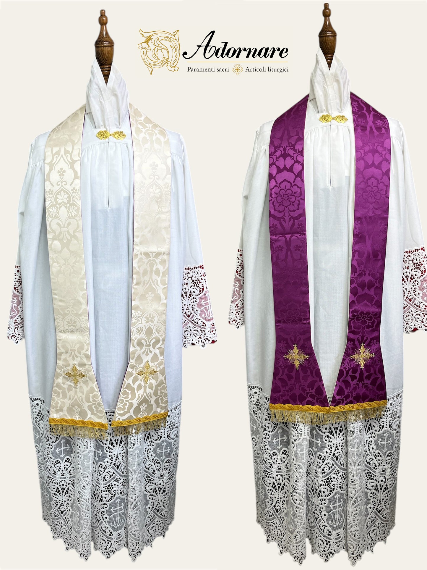 Roman Sacramental Stole, reversible