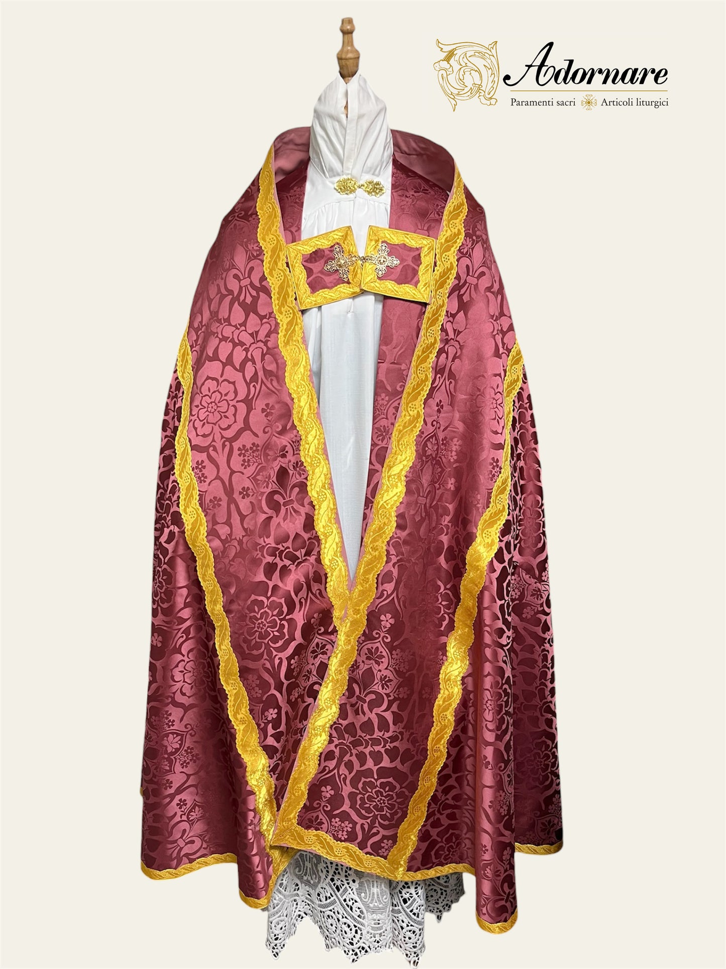 Damask Roman Cope / Piviale Romano Damasco