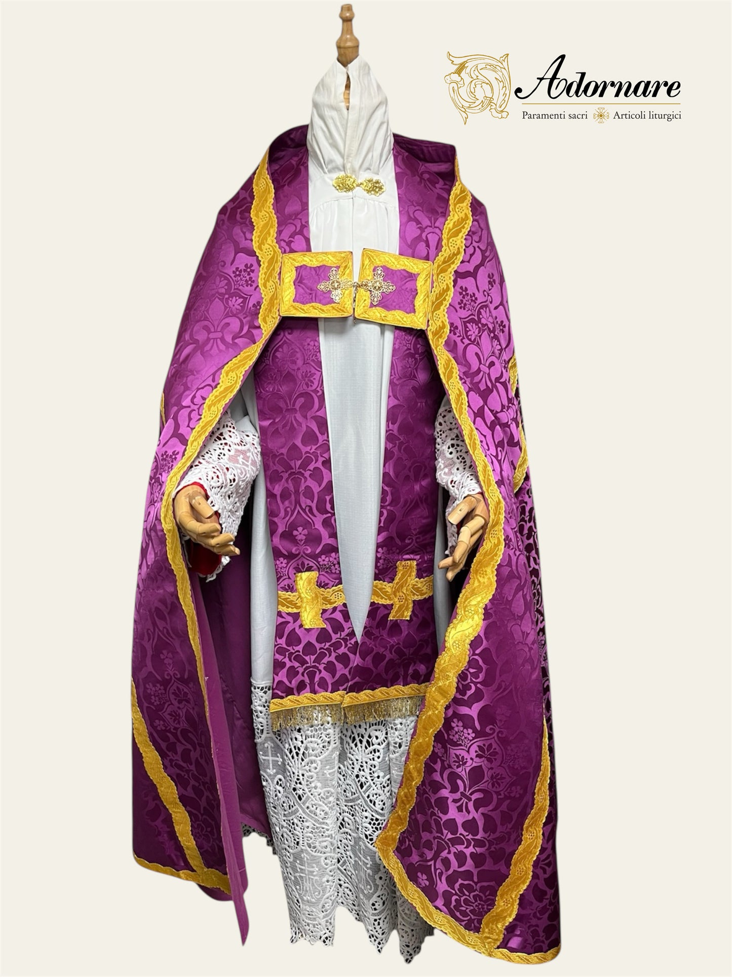 Damask Roman Cope / Piviale Romano Damasco