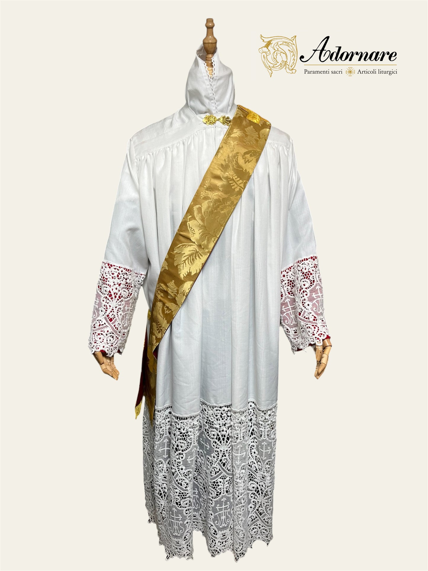 Deacon's Roman Stole in Italian style