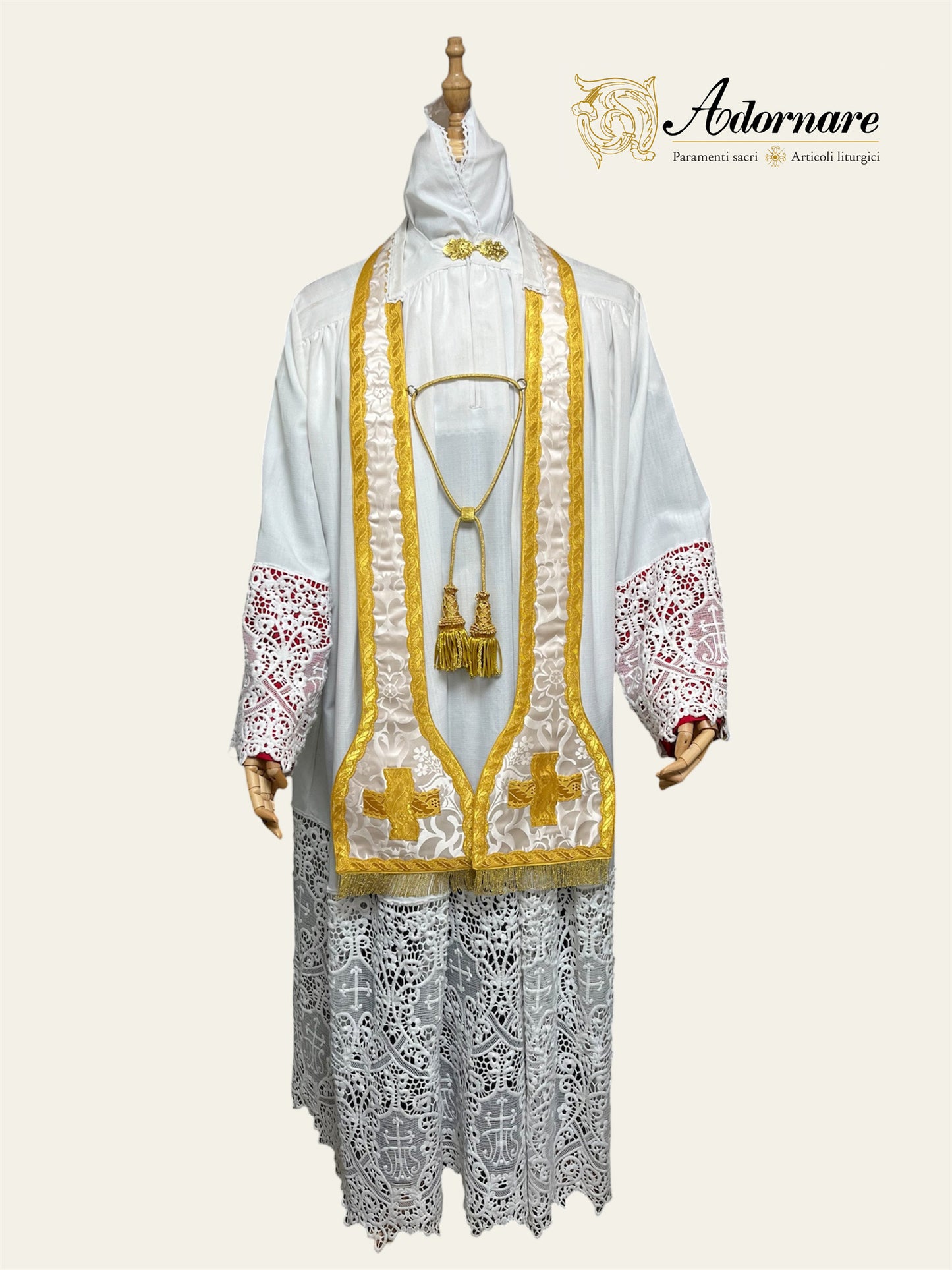 French Roman Sacramental Stole, reversible
