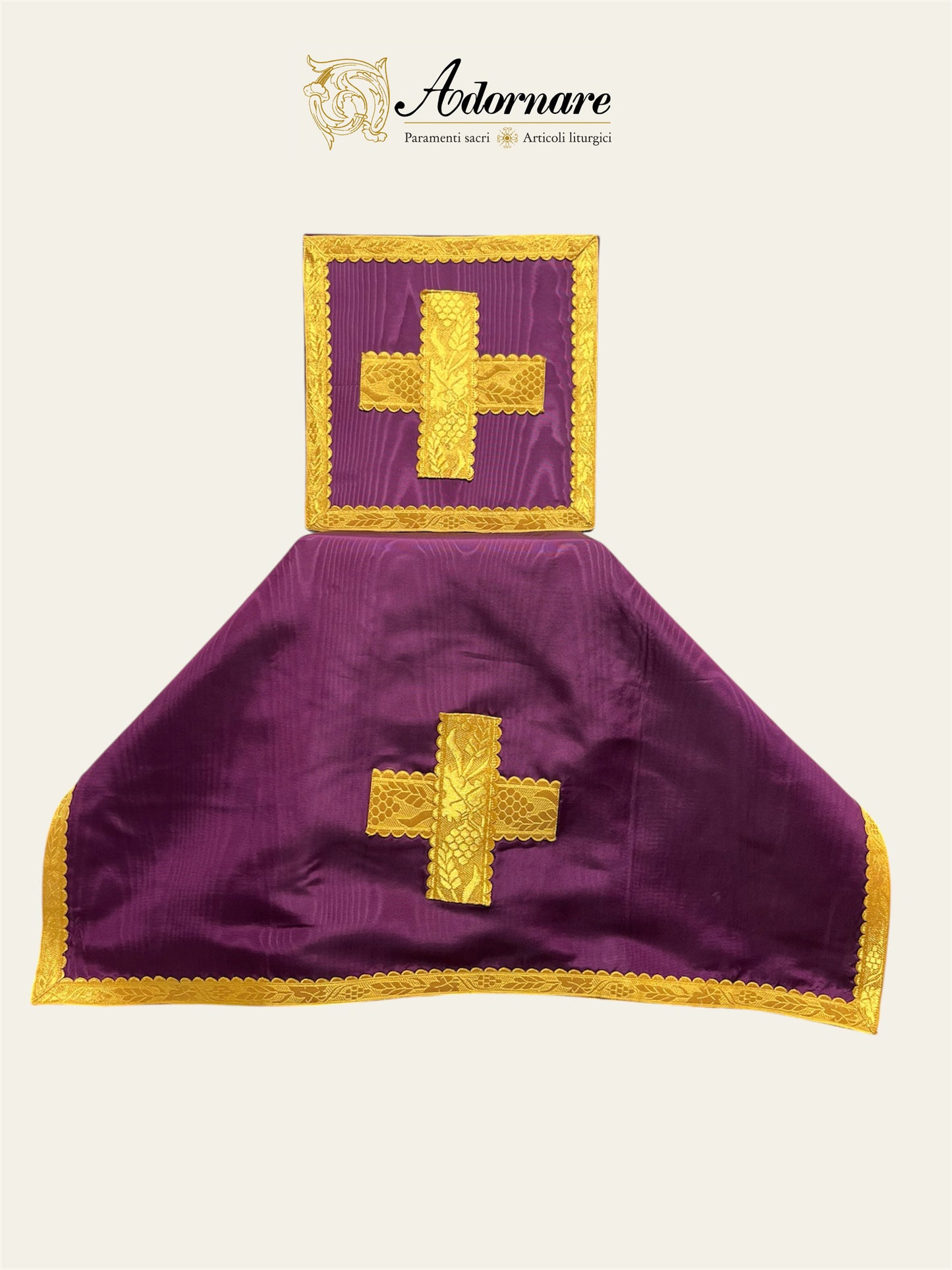 Moiré Reversible French Travel Set (Green/Violet) / Pianeta Francese bicolore Moiré