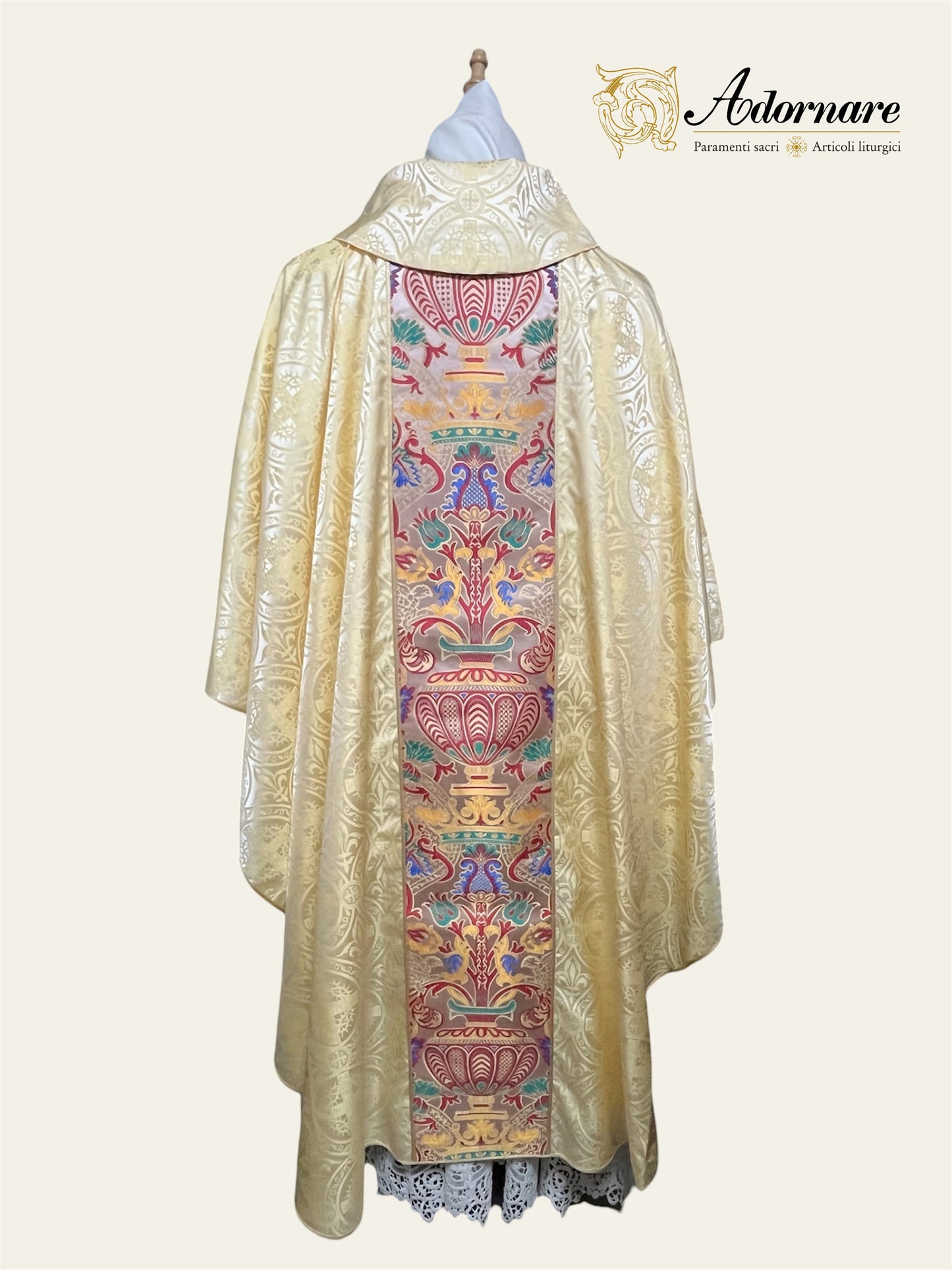 Passion Brocade Gothic Chasuble with Coronation brocade panel