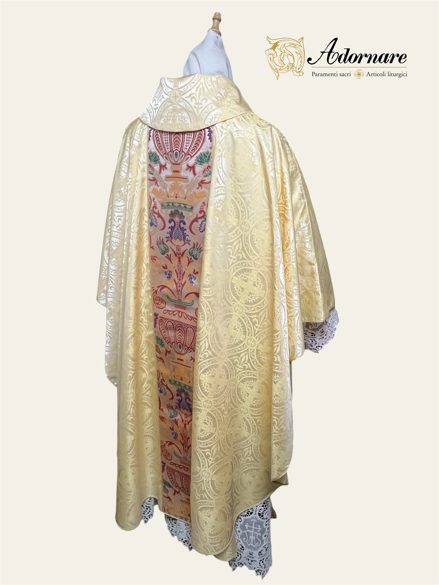 Passion Brocade Gothic Chasuble with Coronation brocade panel