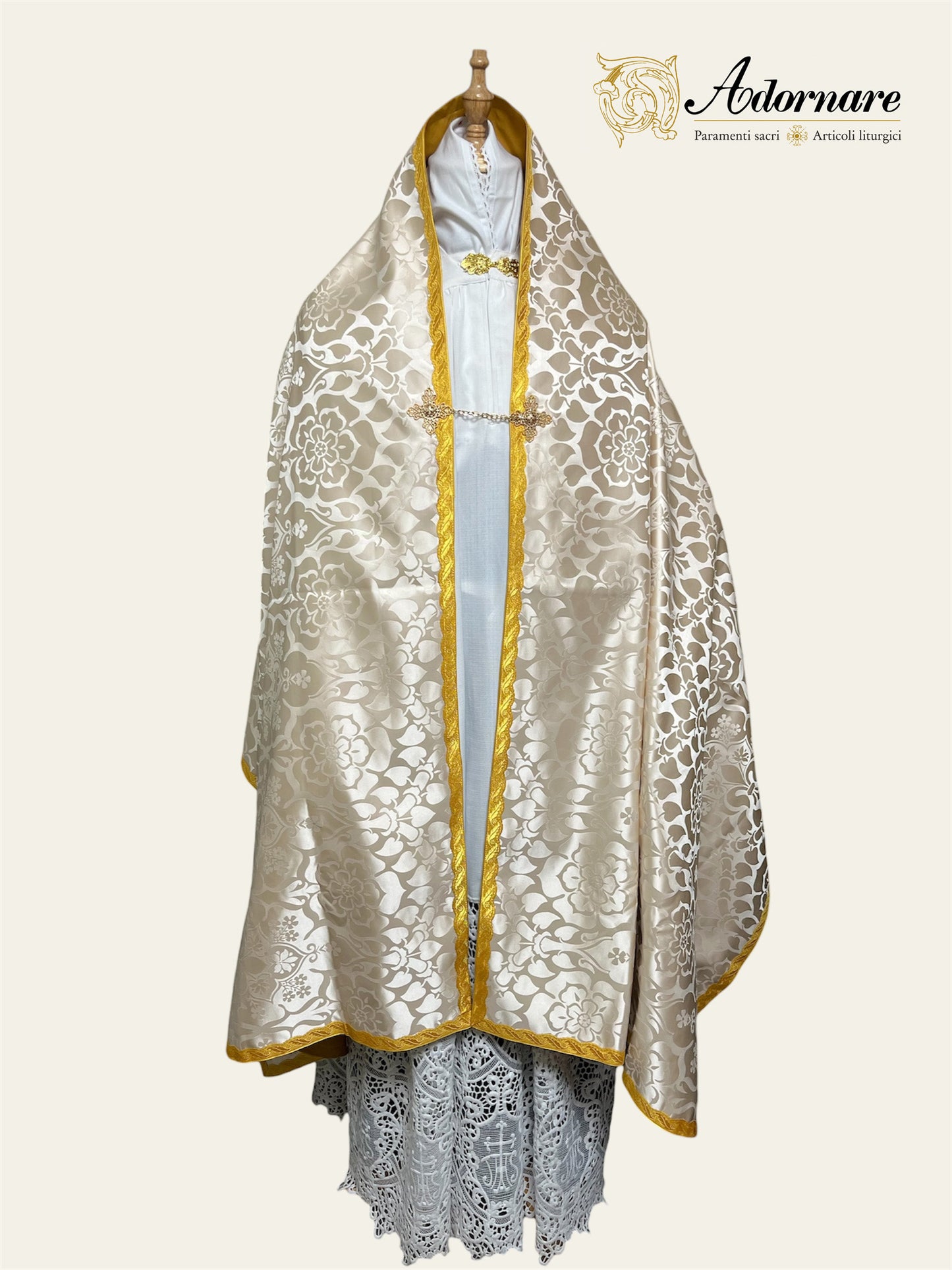 Damask Humeral veil, plain / Velo Omerale Damasco