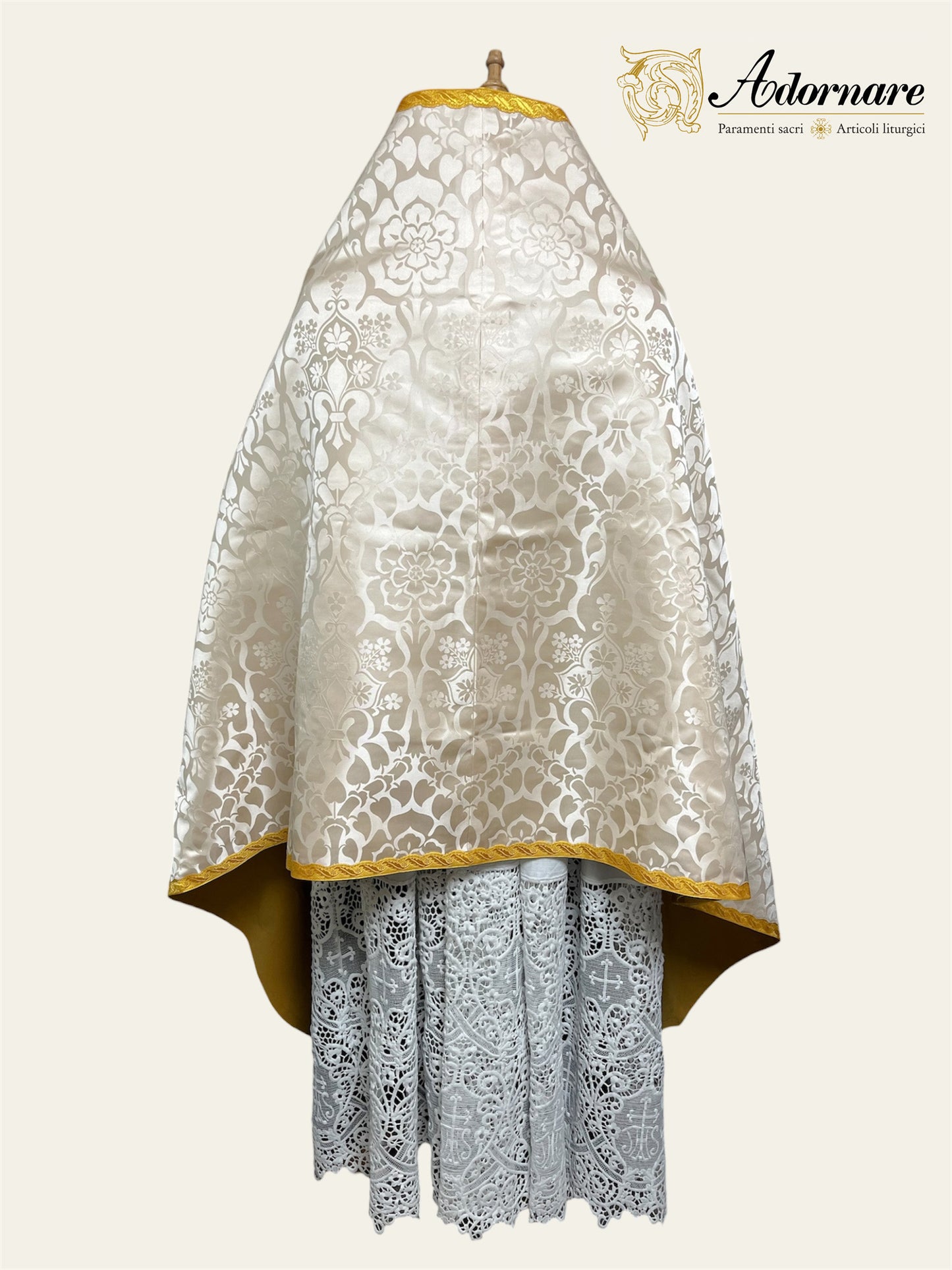 Damask Humeral veil, plain / Velo Omerale Damasco
