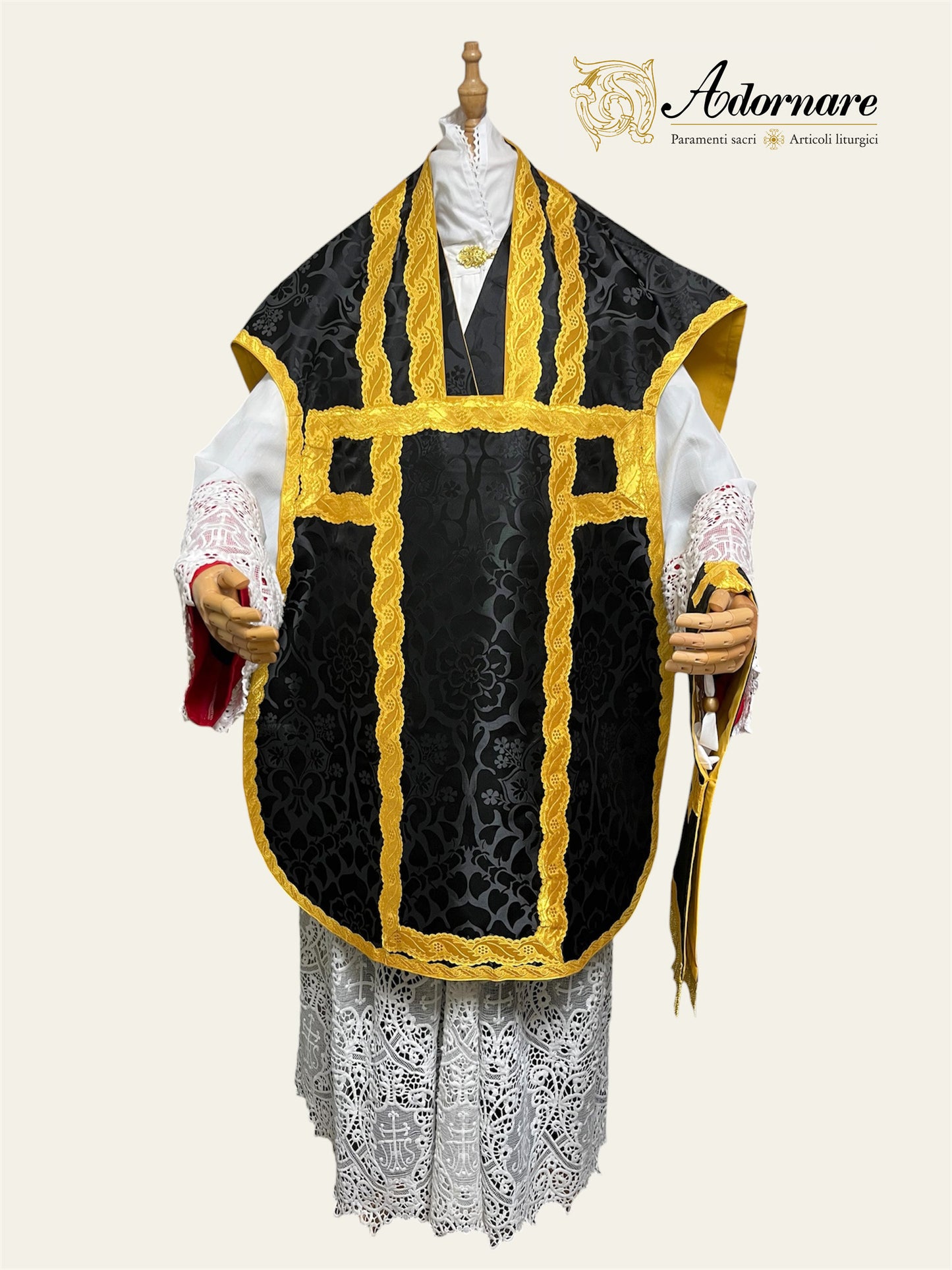 Damask Roman Chasuble - Low Mass Set / Pianete Romane Damasco