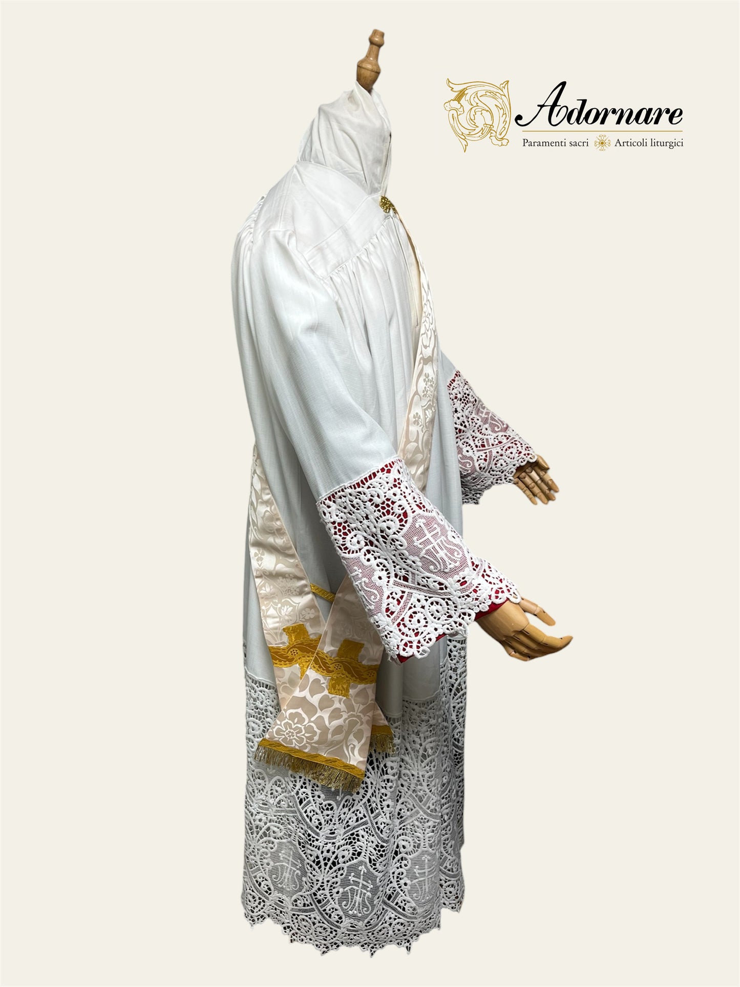 Reversible Deacon's Roman Stole in Italian style