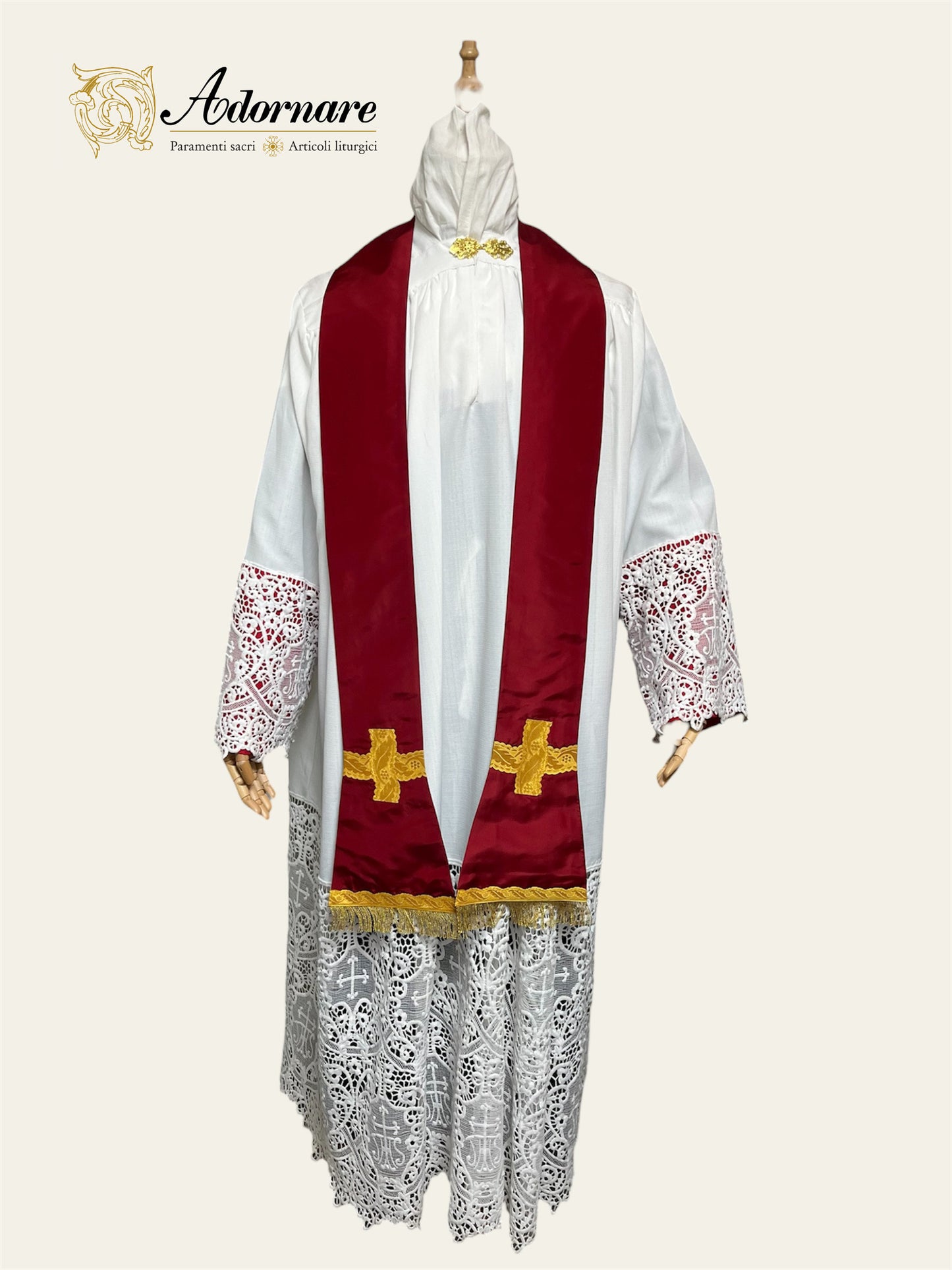 Silk Taffeta Italian-cut Roman Chasuble - Low Mass Set / Pianeta Romana in Seta