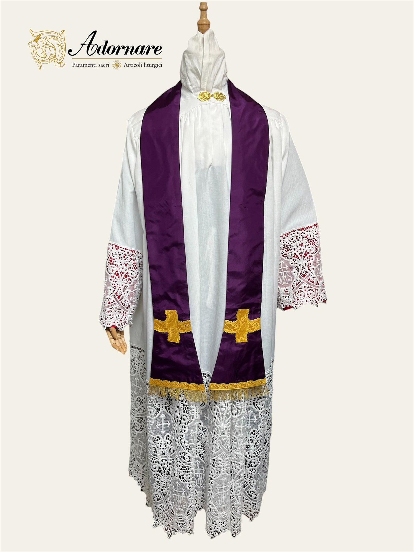 Silk Taffeta Italian-cut Roman Chasuble - Low Mass Set / Pianeta Romana in Seta