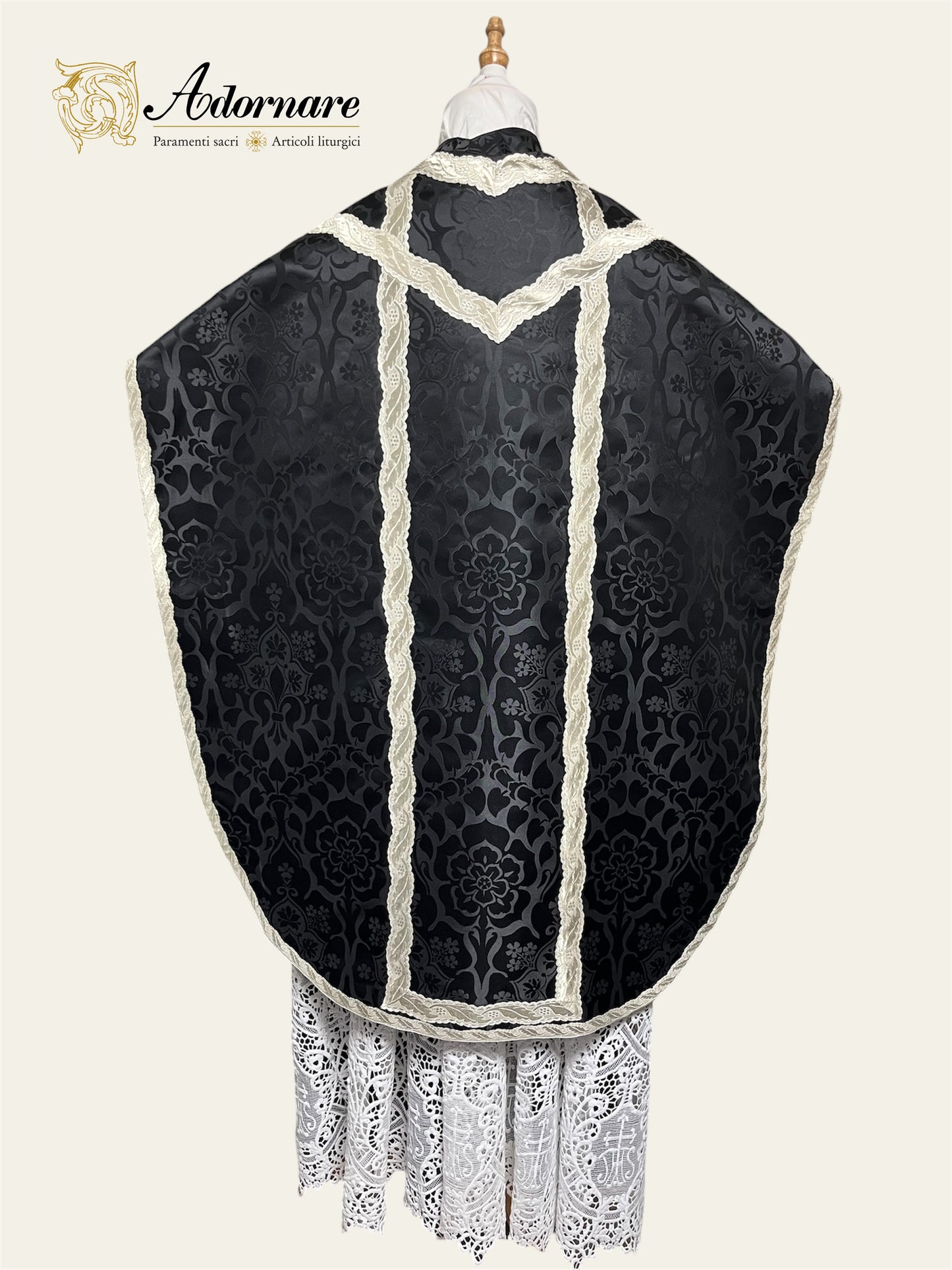 Damask St Philip Neri Chasuble Low Mass Set / Pianeta San Filippo in Damasco