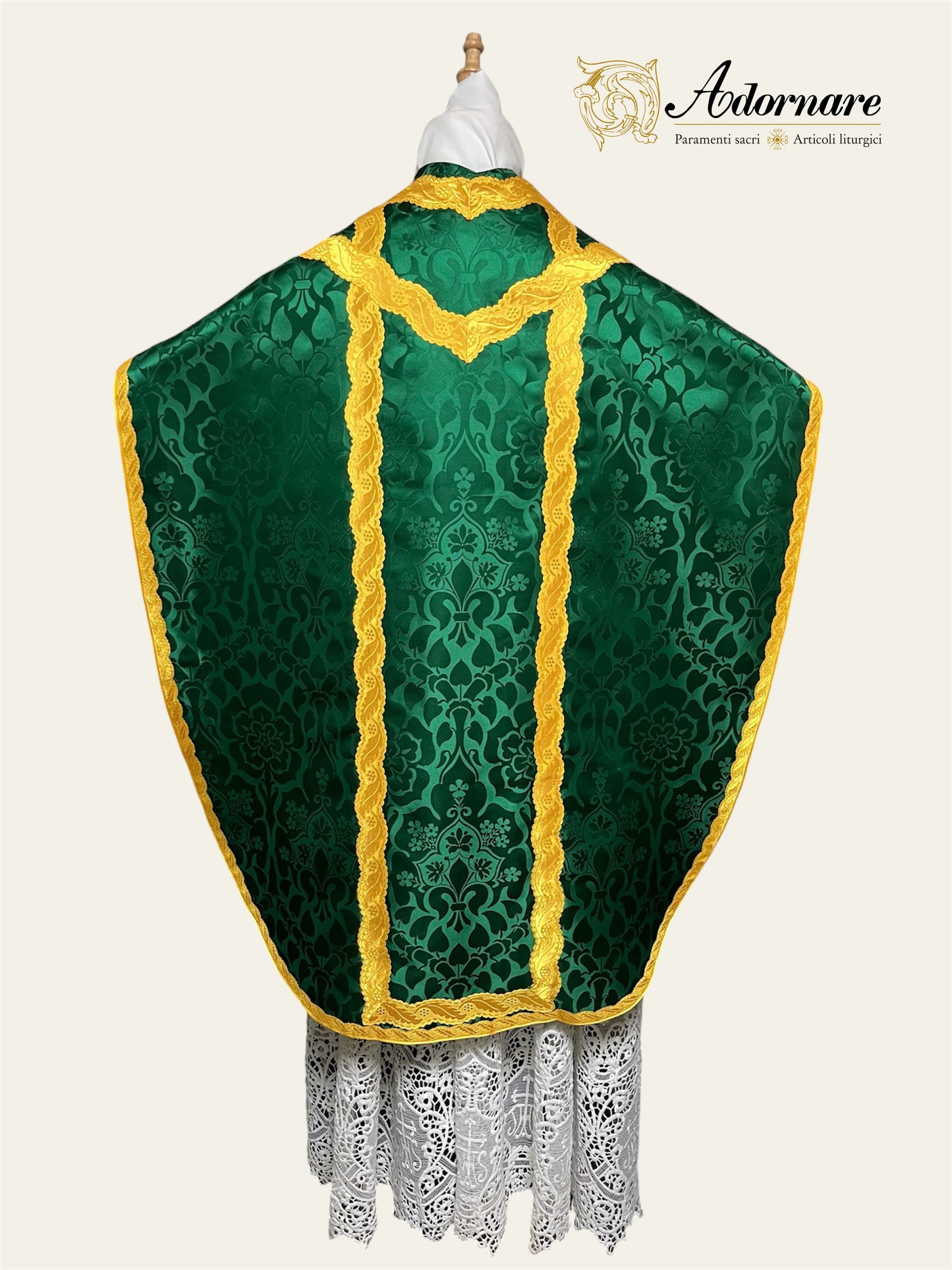 Damask St Philip Neri Chasuble Low Mass Set / Pianeta San Filippo in Damasco