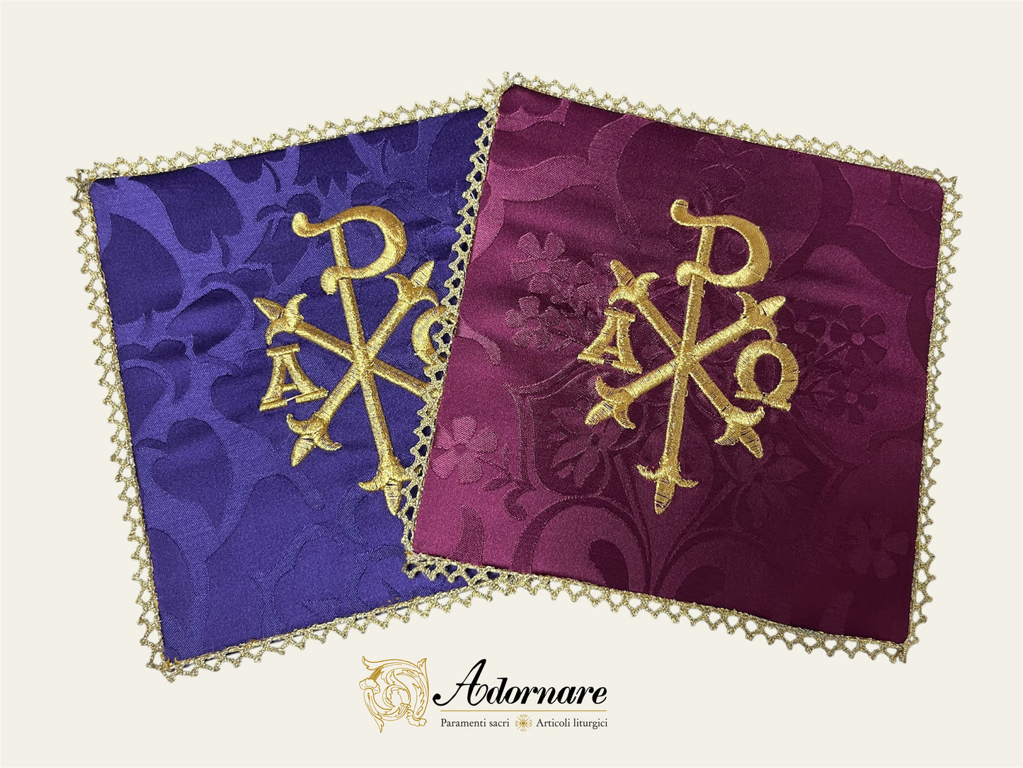 Embroidered Pall in Damask