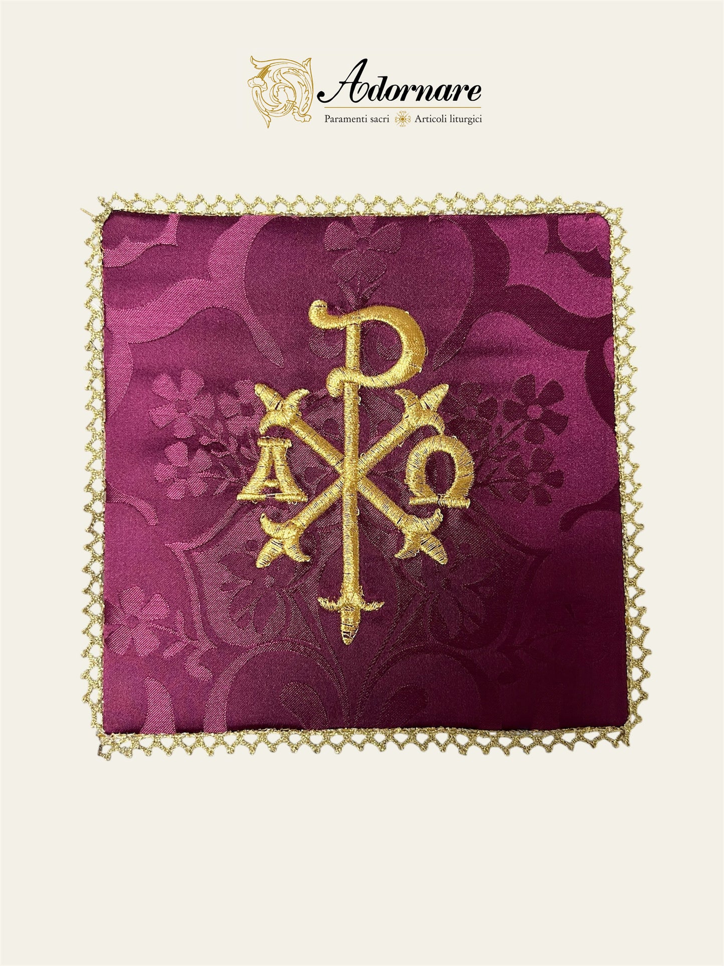 Embroidered Pall in Damask