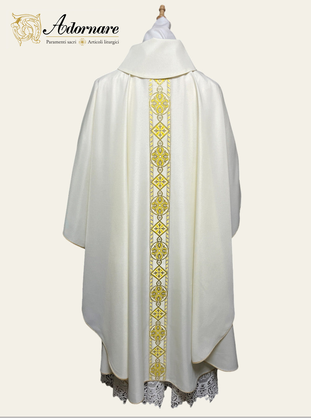 Gothic chasuble economical with single orphrey for concelebrants / Casula gotica economico per concelebranti