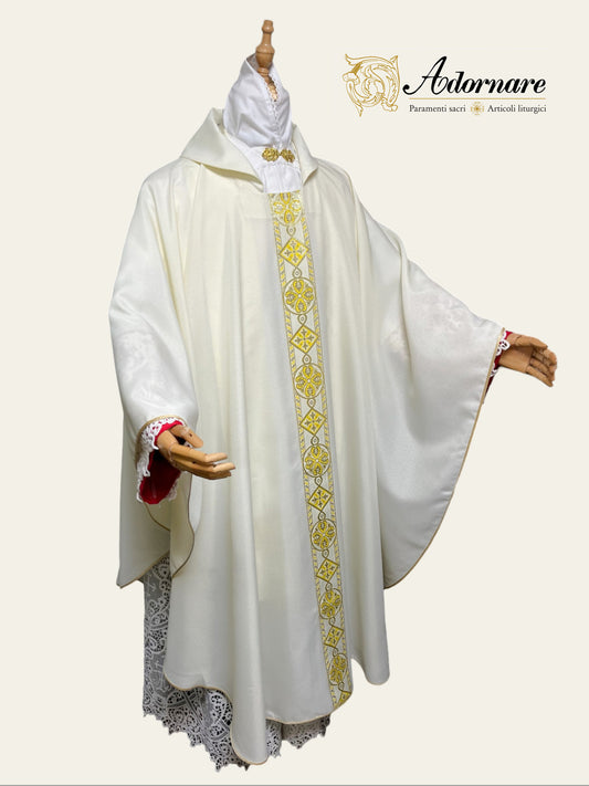 Gothic chasuble economical with single orphrey for concelebrants / Casula gotica economico per concelebranti