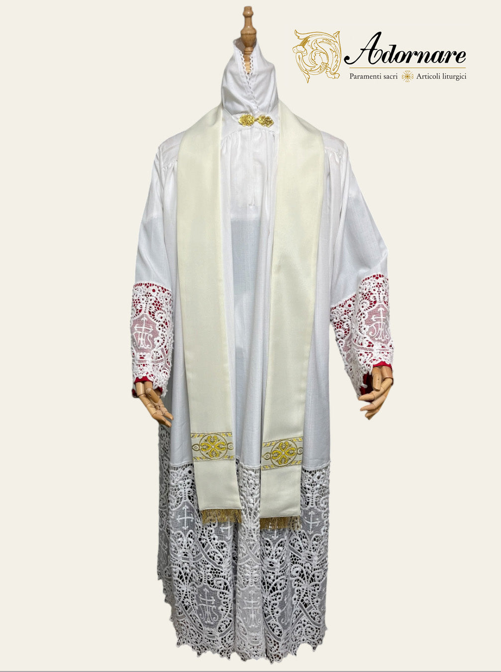 Gothic chasuble economical with single orphrey for concelebrants / Casula gotica economico per concelebranti