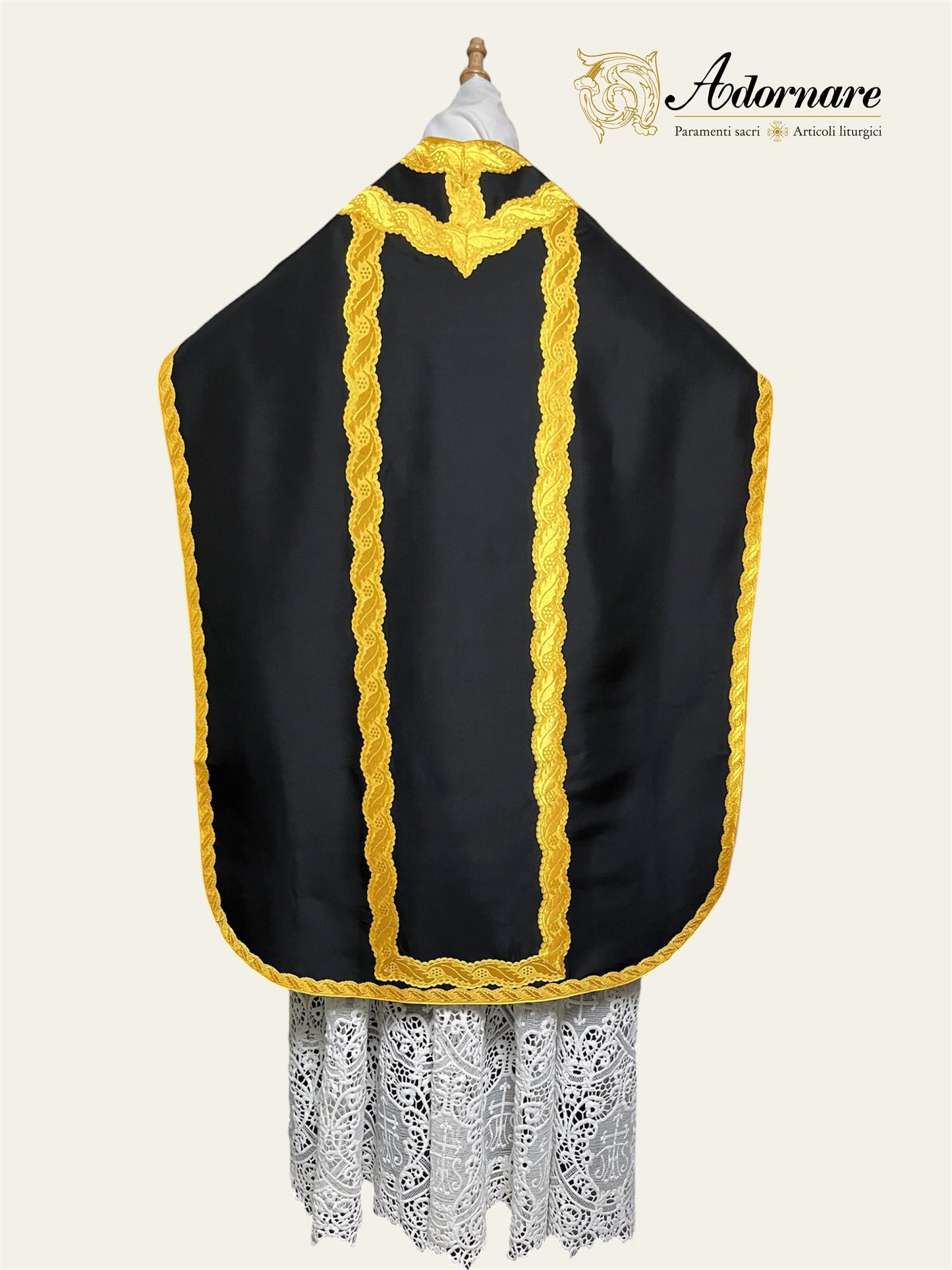 Silk Dupioni Italian-cut Roman Chasuble - Low Mass Set / Pianeta Romana in Seta