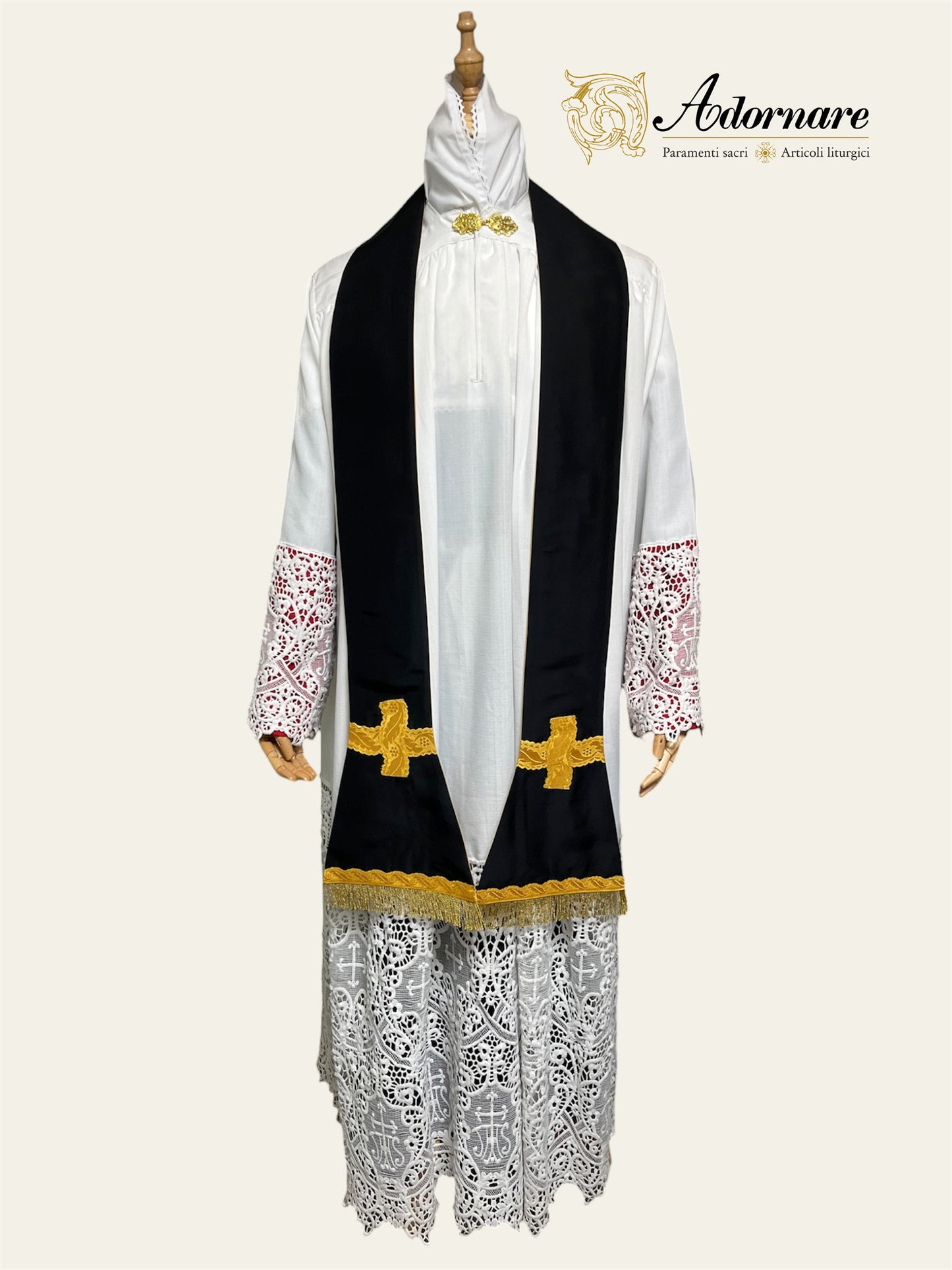 Silk Dupioni Italian-cut Roman Chasuble - Low Mass Set / Pianeta Romana in Seta