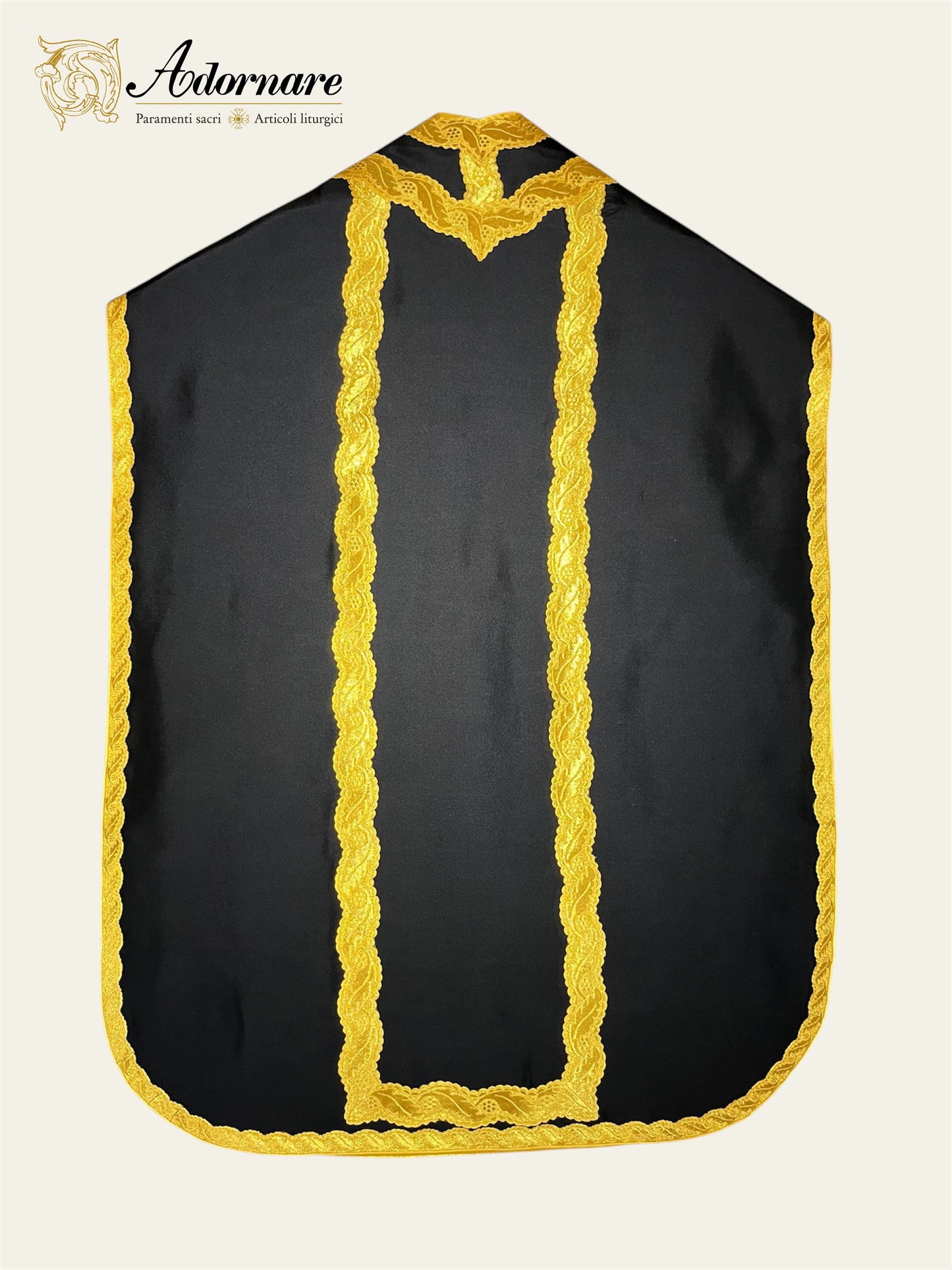 Silk Dupioni Italian-cut Roman Chasuble - Low Mass Set / Pianeta Romana in Seta