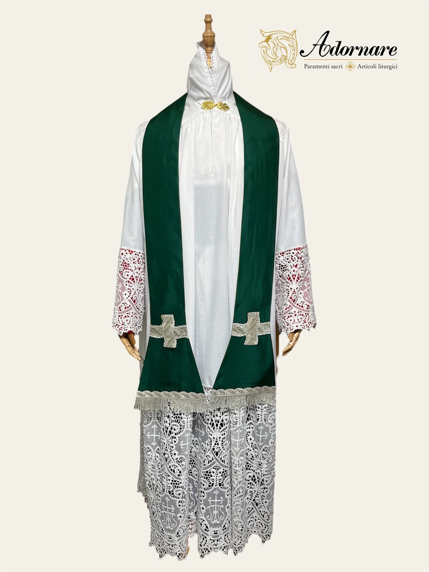 Silk Dupioni Italian-cut Roman Chasuble - Low Mass Set / Pianeta Romana in Seta