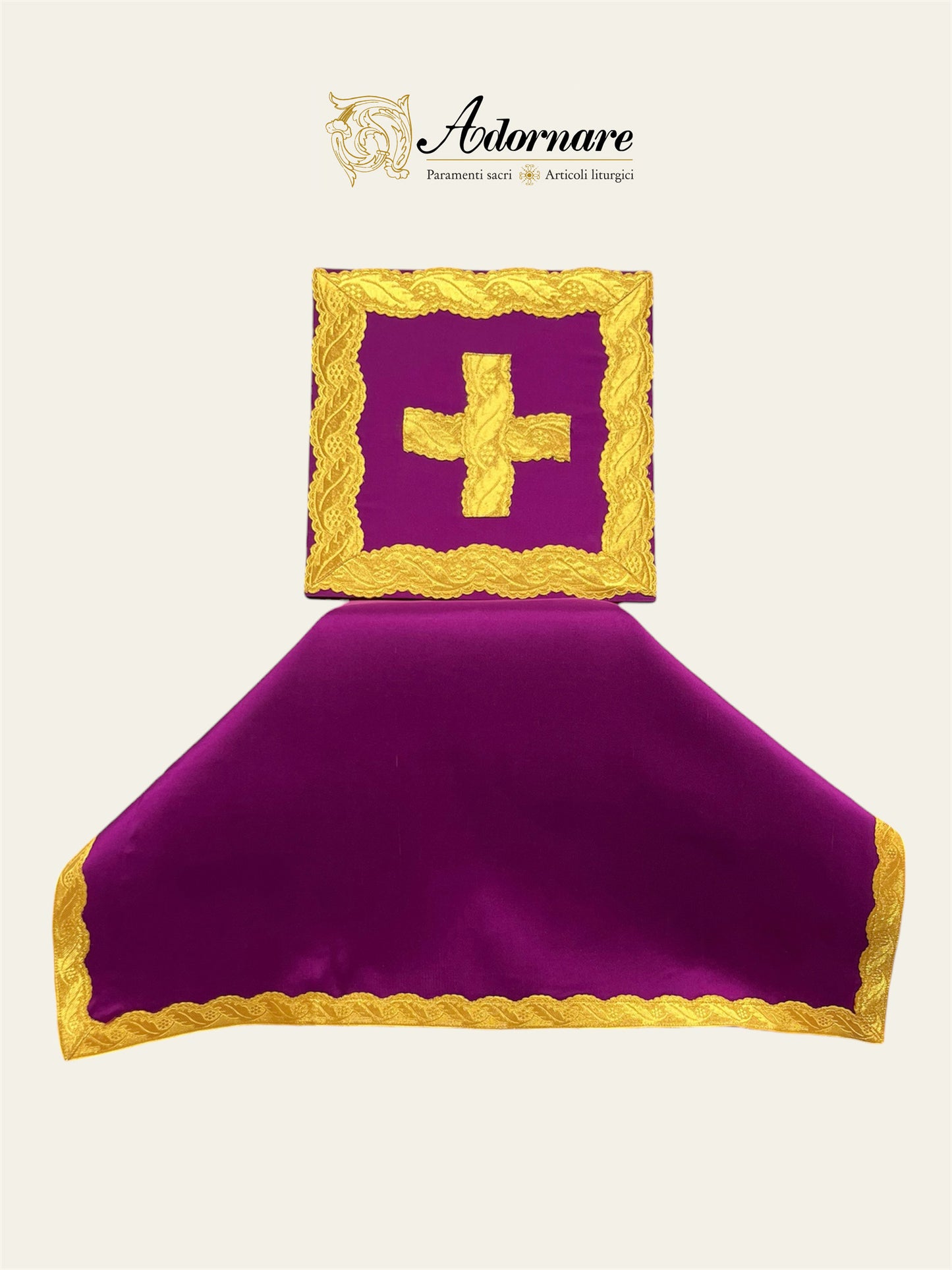 Silk Dupioni Italian-cut Roman Chasuble - Low Mass Set / Pianeta Romana in Seta
