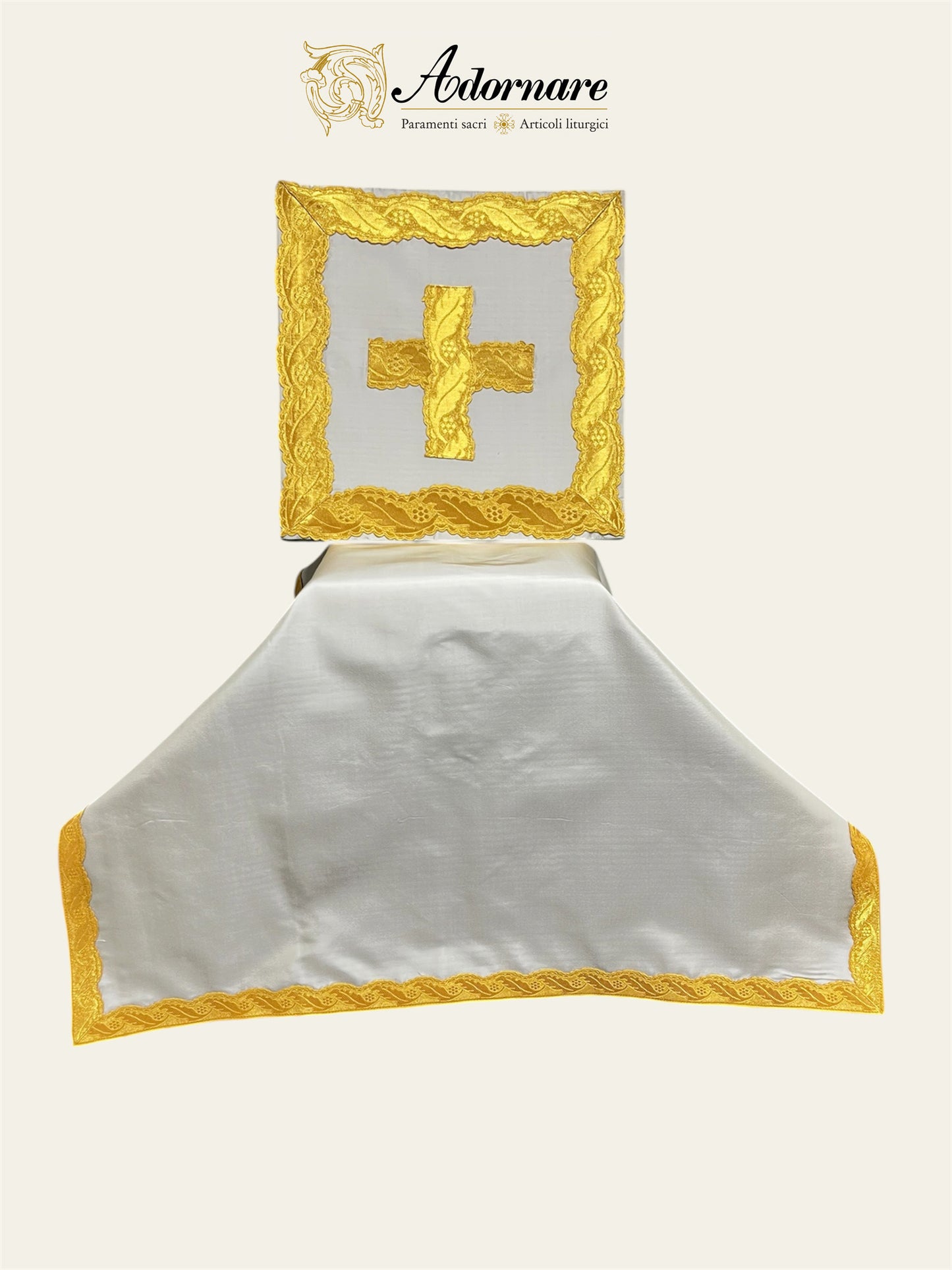 Silk Dupioni Italian-cut Roman Chasuble - Low Mass Set / Pianeta Romana in Seta